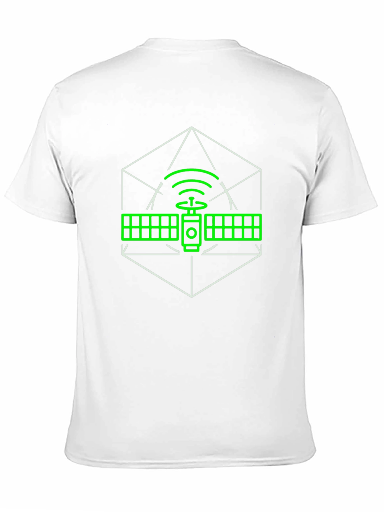 Satellite Graphic T-Shirt - Modern Tech Design