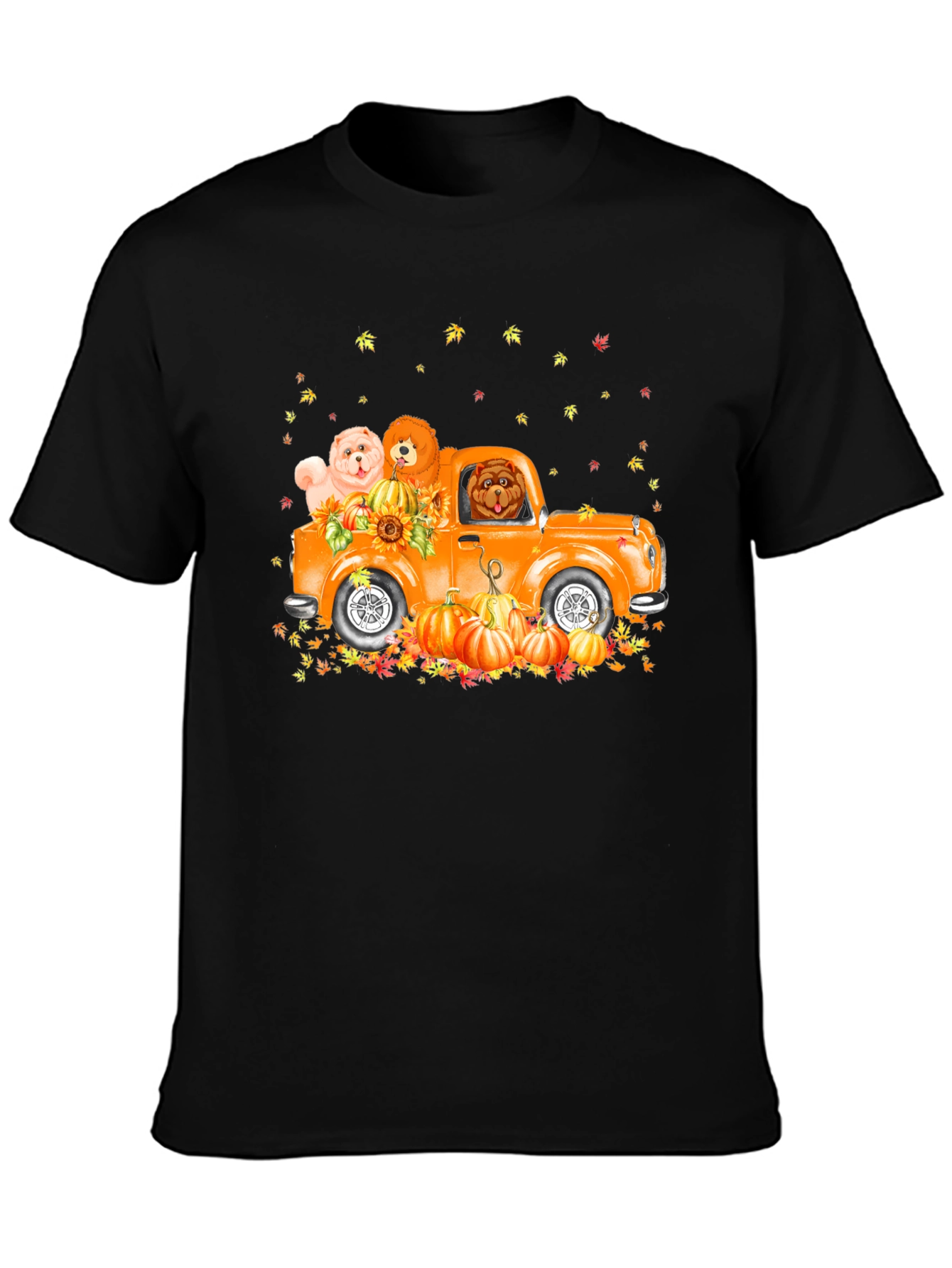 Dog Pumpkin Truck T-Shirt