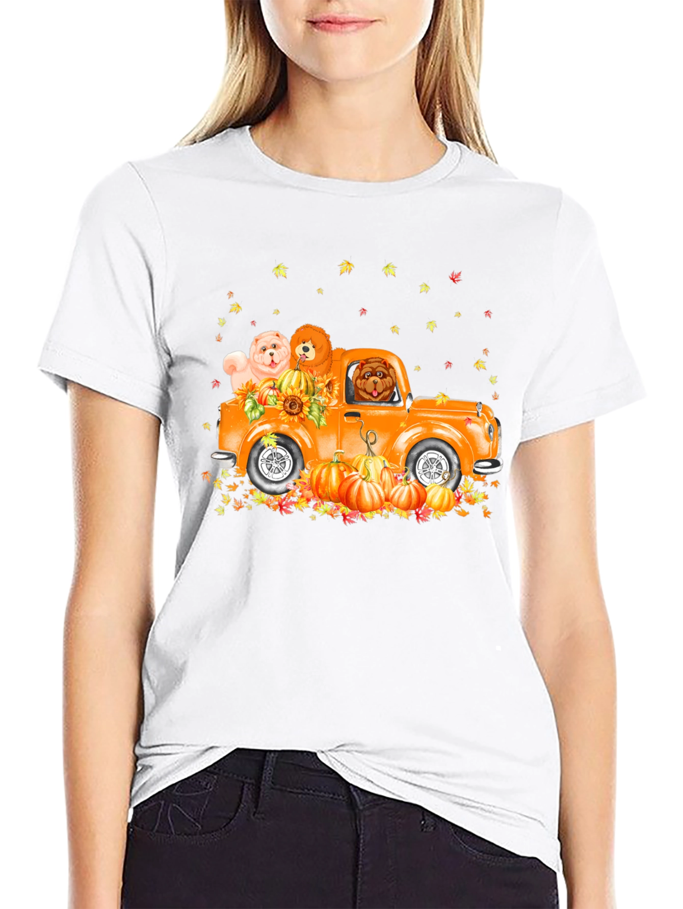 Dog Pumpkin Truck T-Shirt