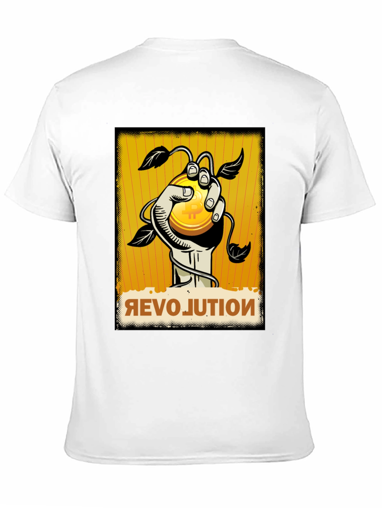 Bitcoin Revolution Graphic Tee - Crypto Currency T-Shirt