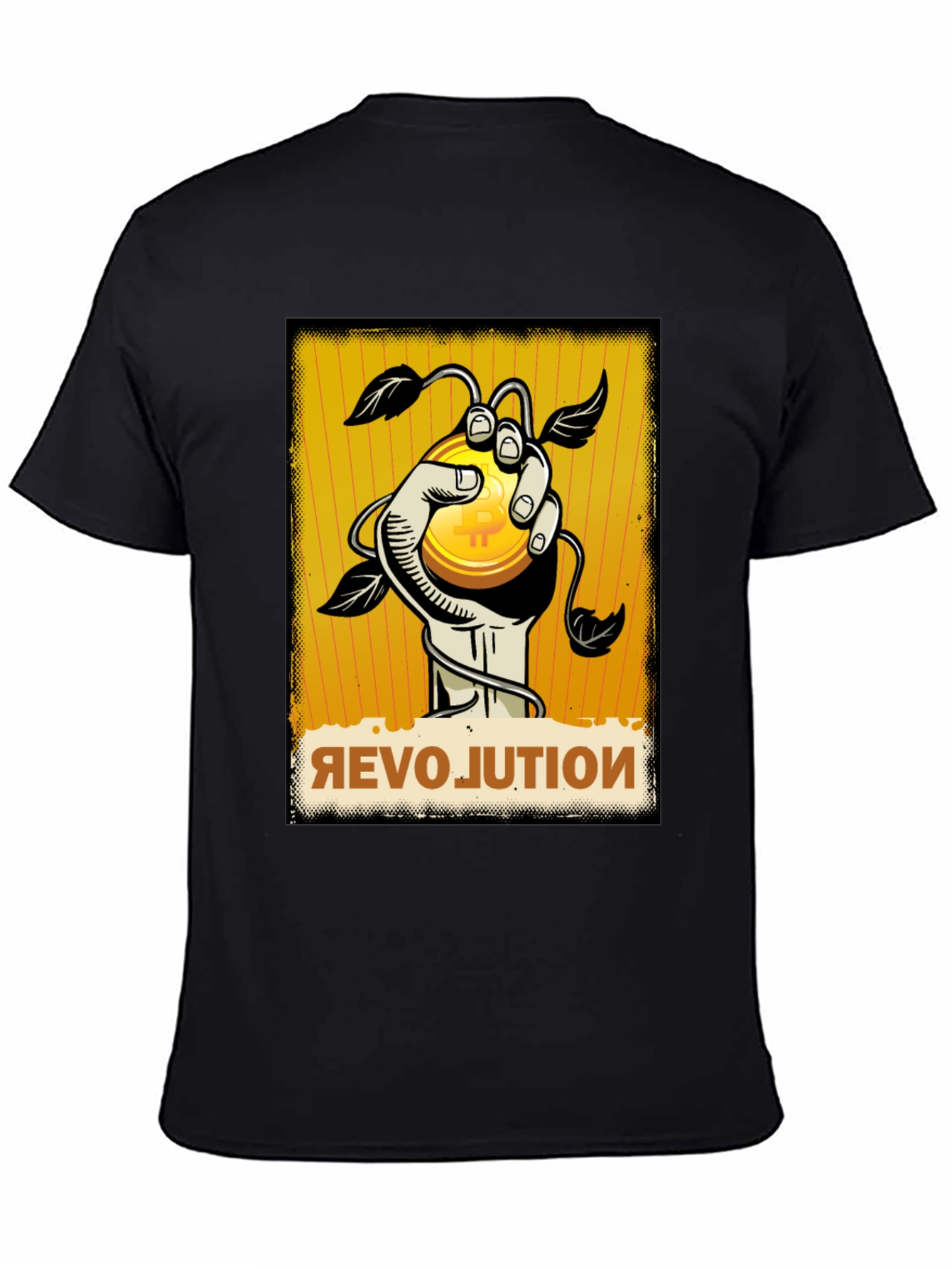 Bitcoin Revolution Graphic Tee - Crypto Currency T-Shirt