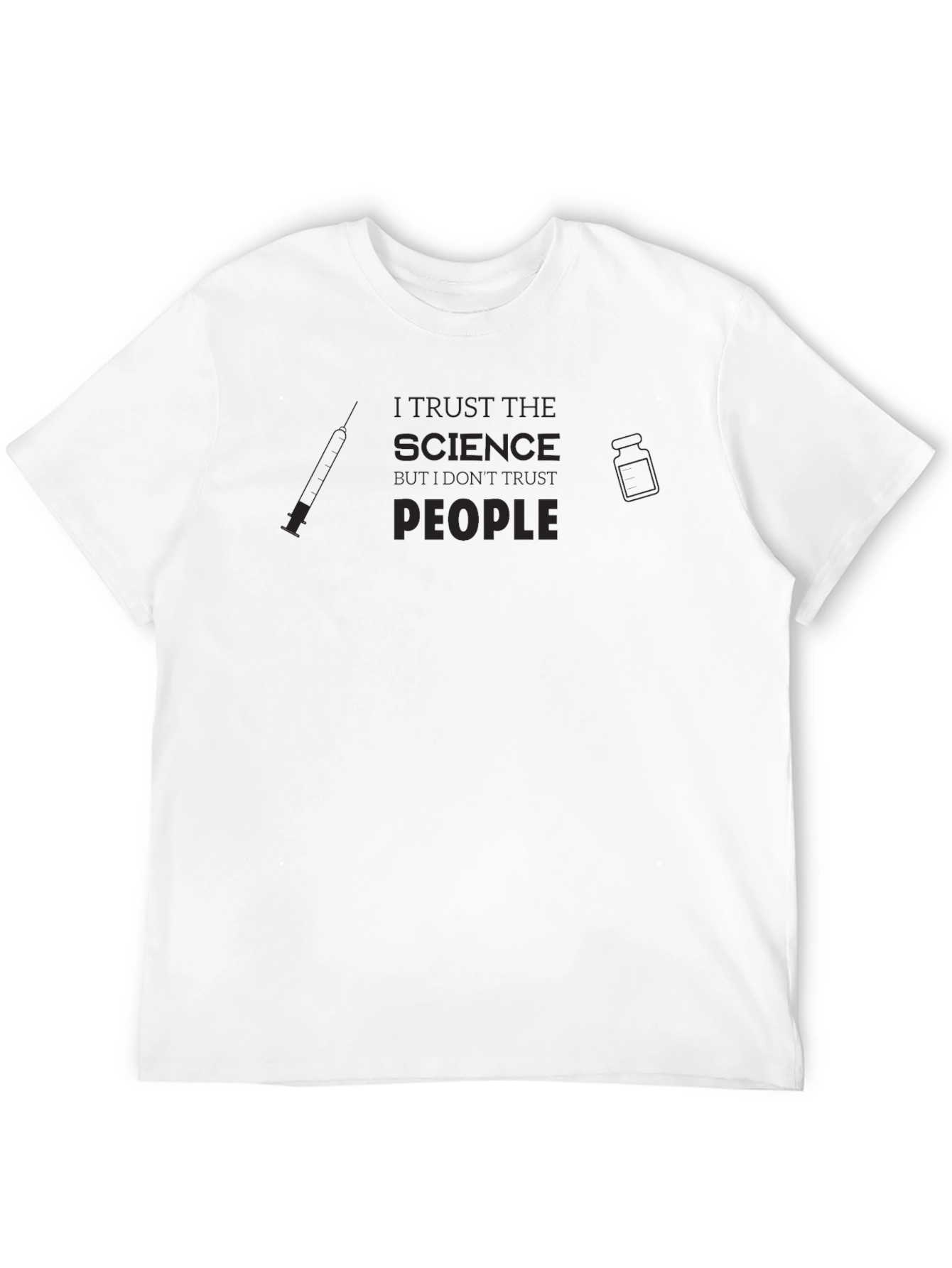 I Trust Science Black T-Shirt