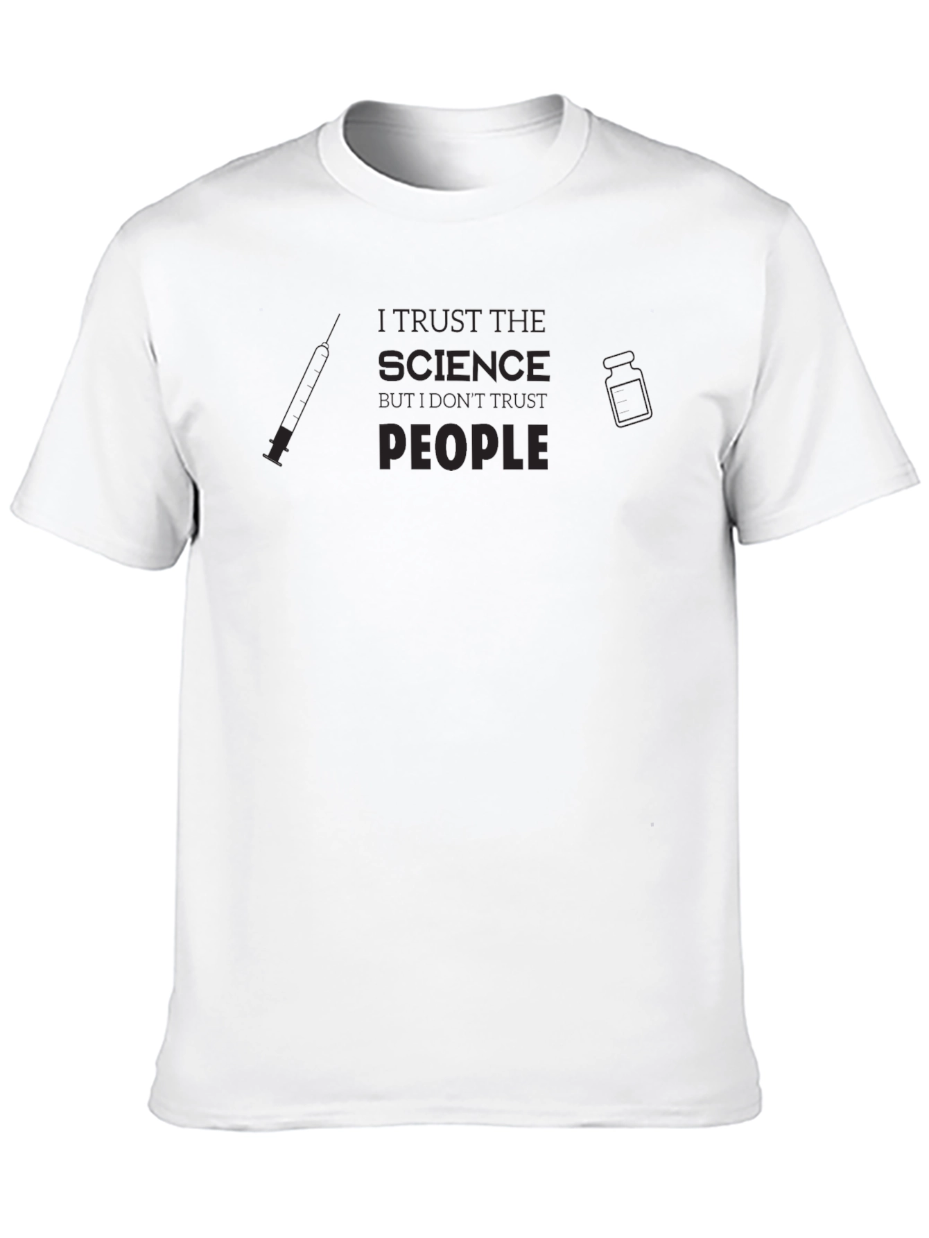 I Trust Science Black T-Shirt