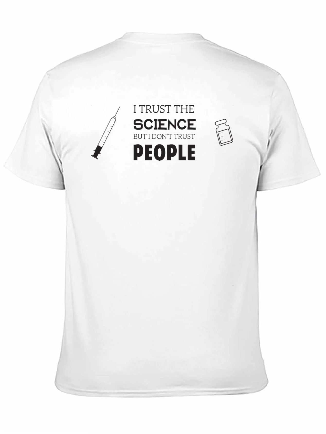 I Trust Science Black T-Shirt
