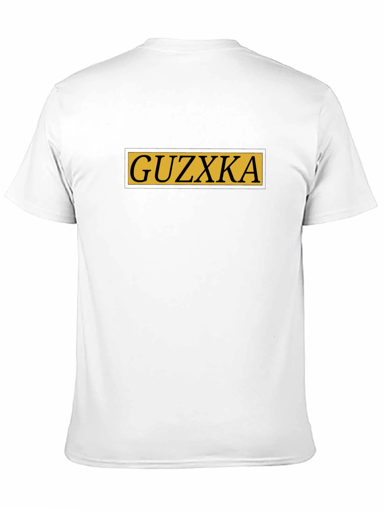 Guzxka Graphic Tee - Black Crew Neck