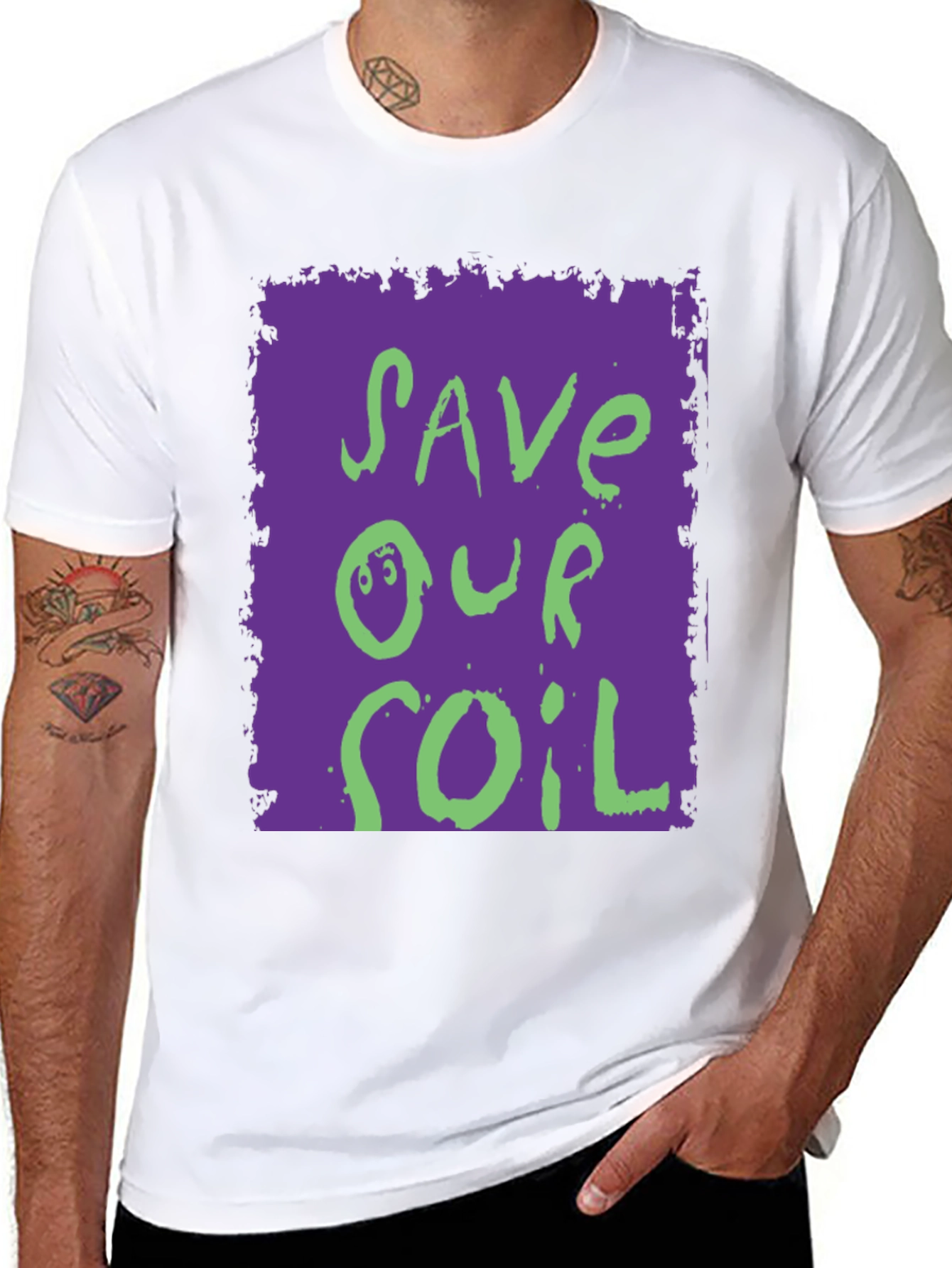 Save Our Soil Graphic Tee - Eco-Friendly T-Shirt