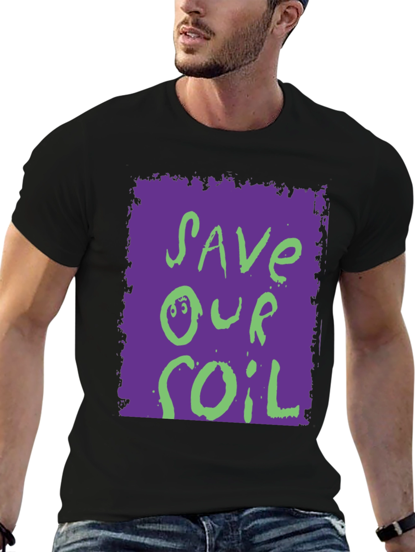 Save Our Soil Graphic Tee - Eco-Friendly T-Shirt