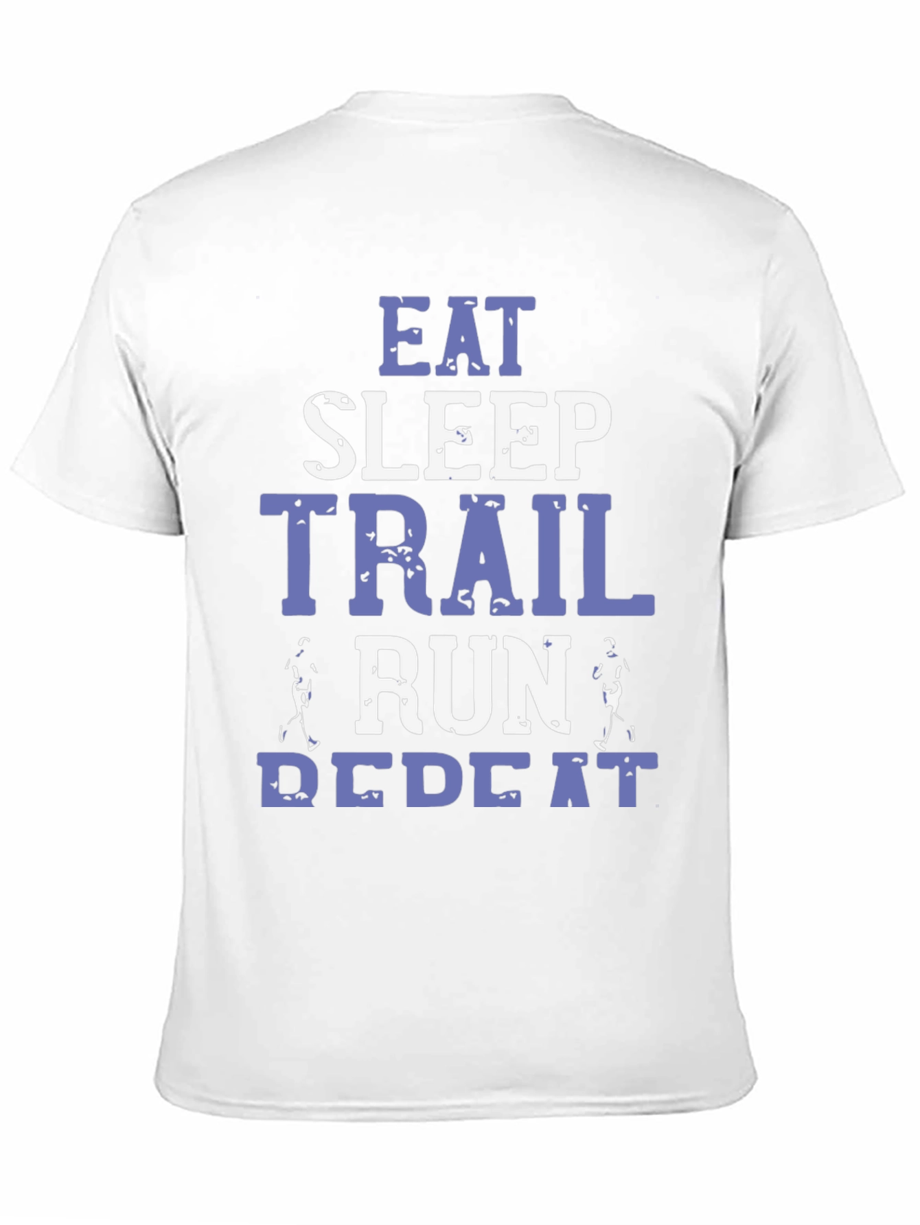 Eat Sleep Trail Run Repeat Black T-Shirt
