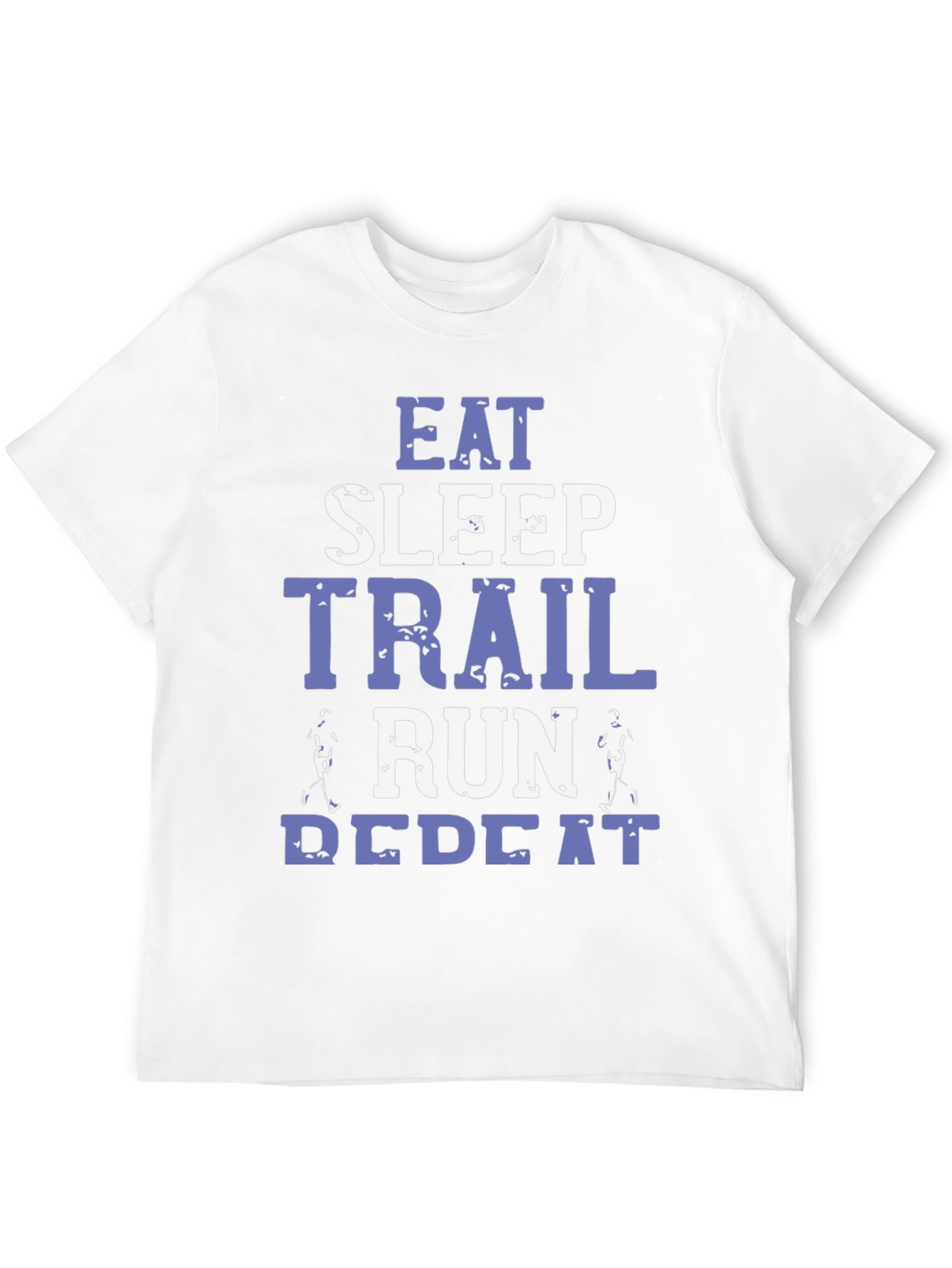 Eat Sleep Trail Run Repeat Black T-Shirt