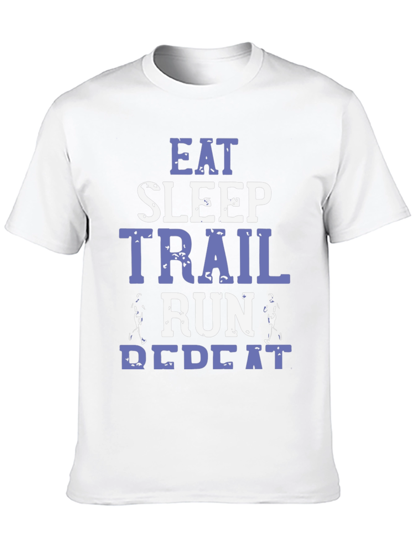 Eat Sleep Trail Run Repeat Black T-Shirt