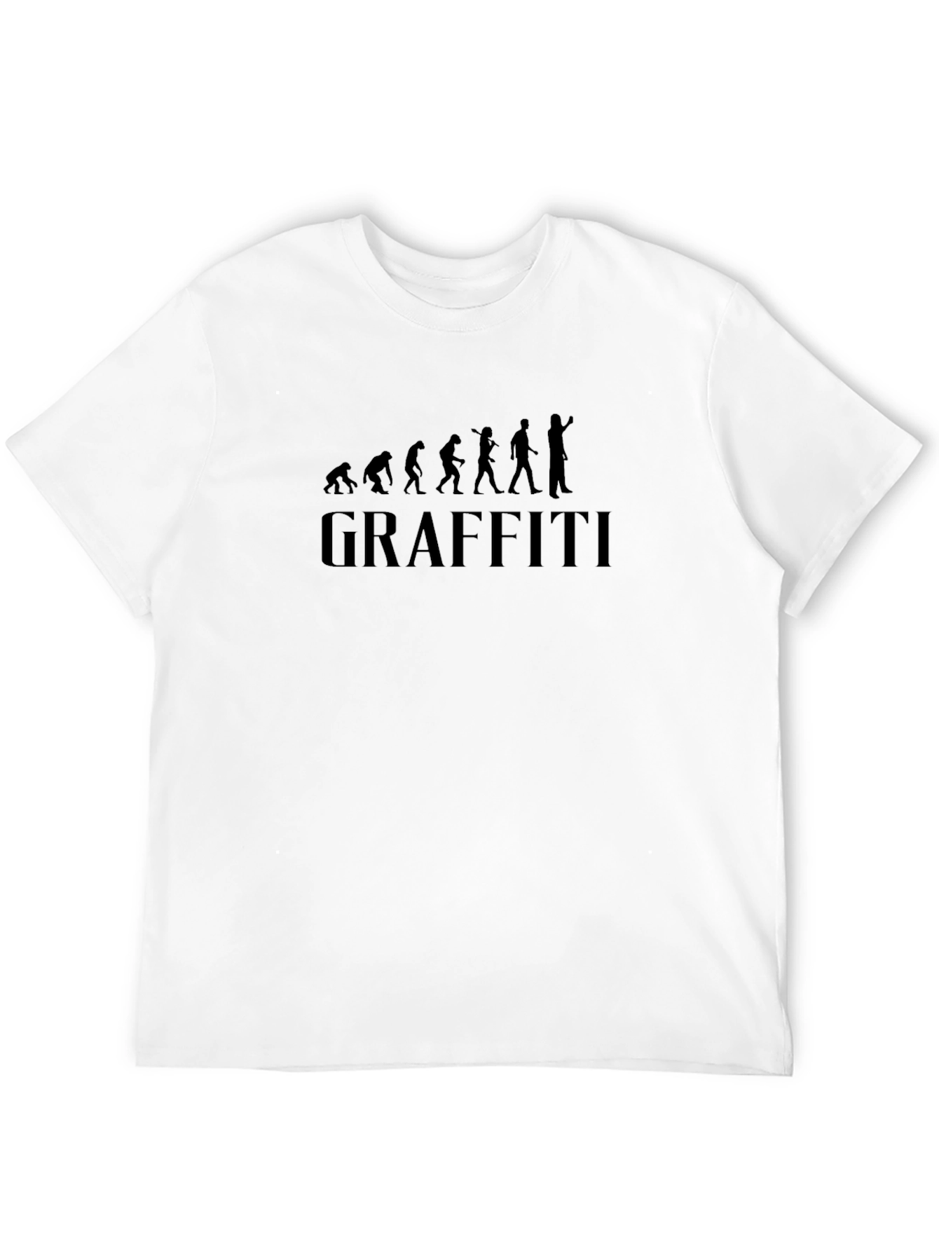 Graffiti Evolution Black T-Shirt