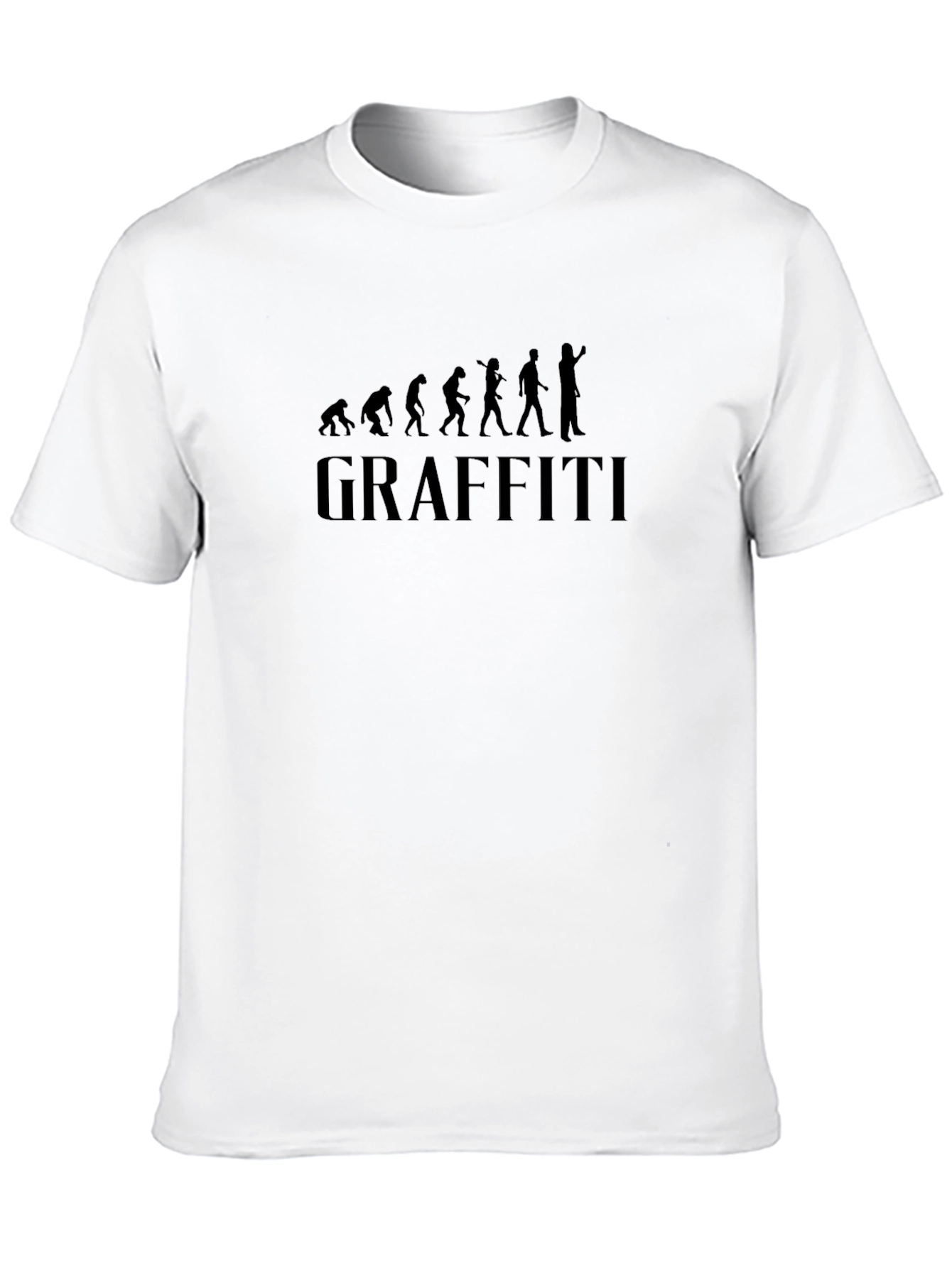 Graffiti Evolution Black T-Shirt