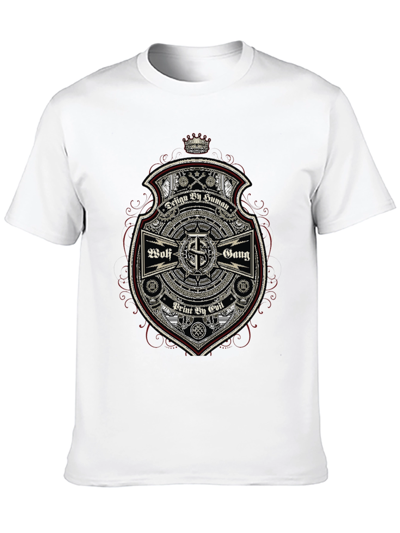 Wolf Gang Graphic Print Black T-Shirt