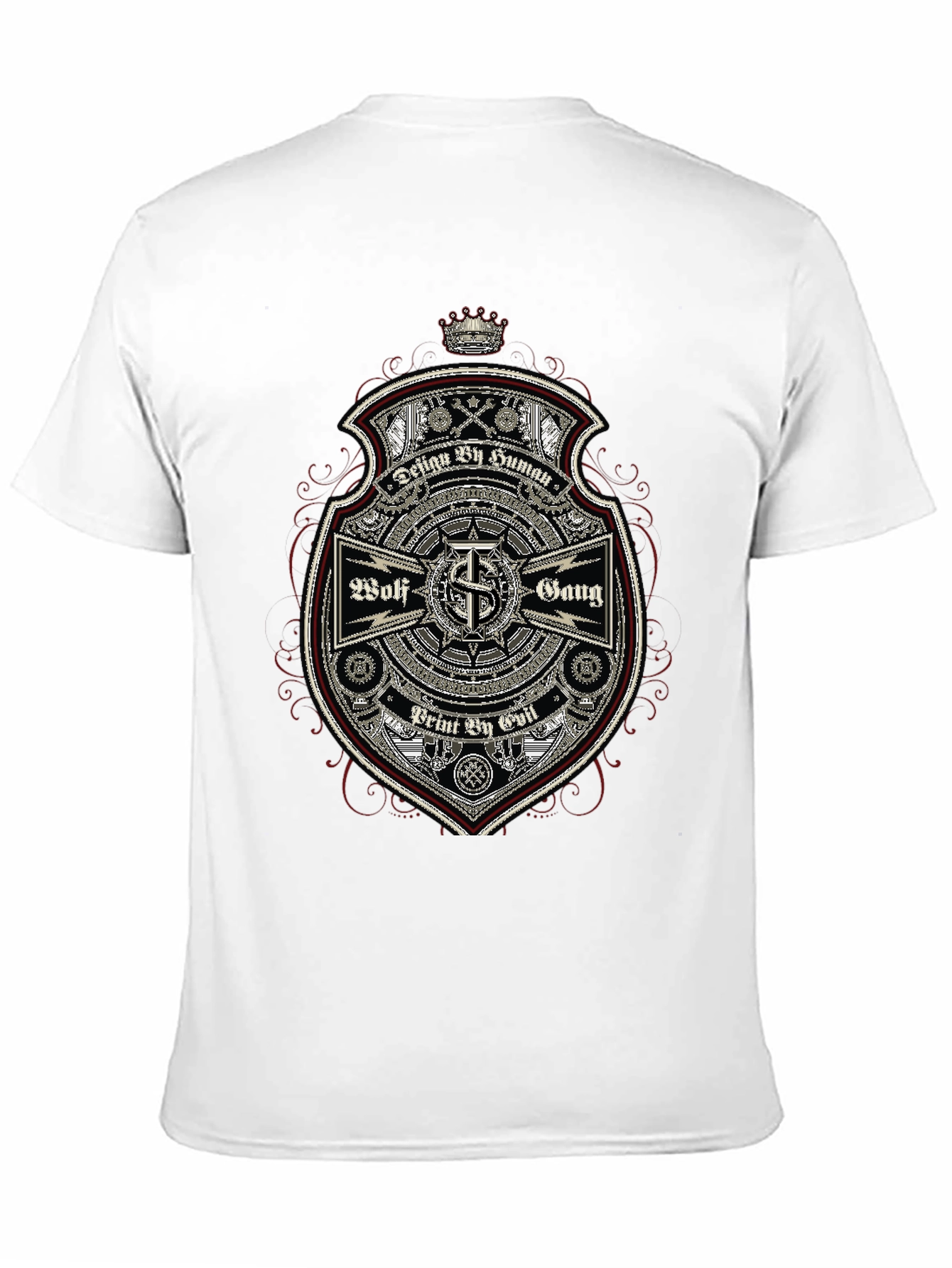 Wolf Gang Graphic Print Black T-Shirt