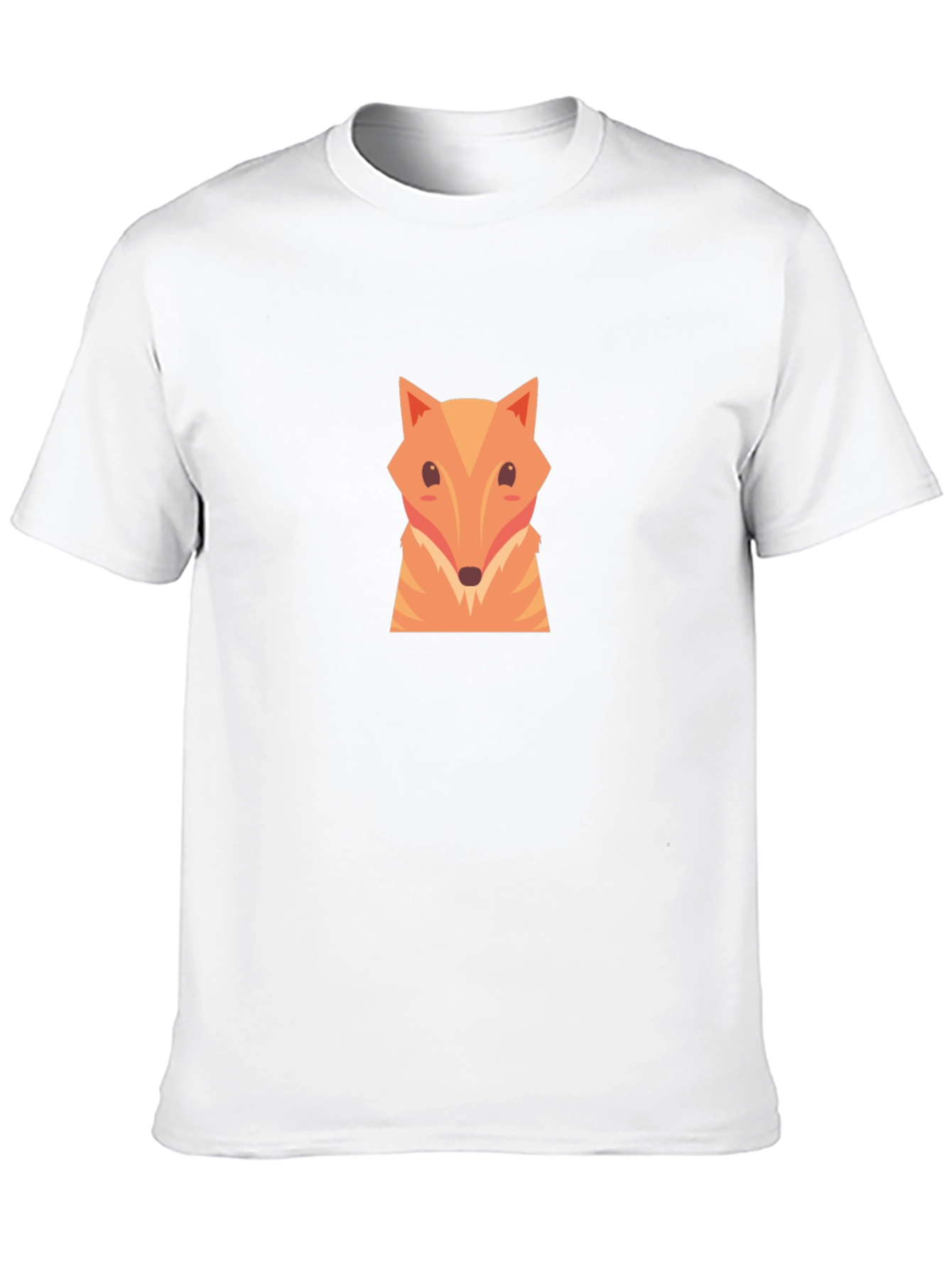 Fox Graphic Print Black T-Shirt