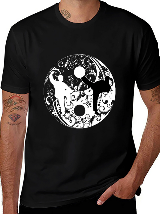 Yin Yang Martial Arts Graphic Tee