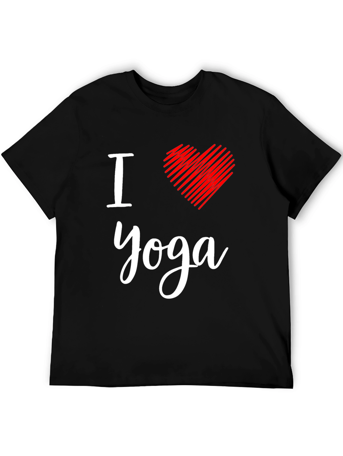 I Heart Yoga Graphic Tee - Comfortable Fit