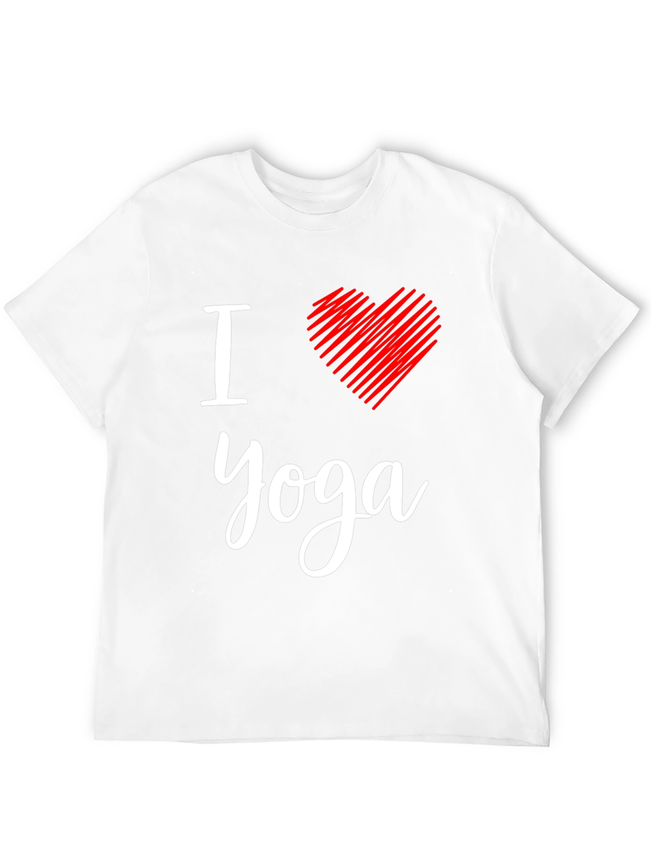 I Heart Yoga Graphic Tee - Comfortable Fit