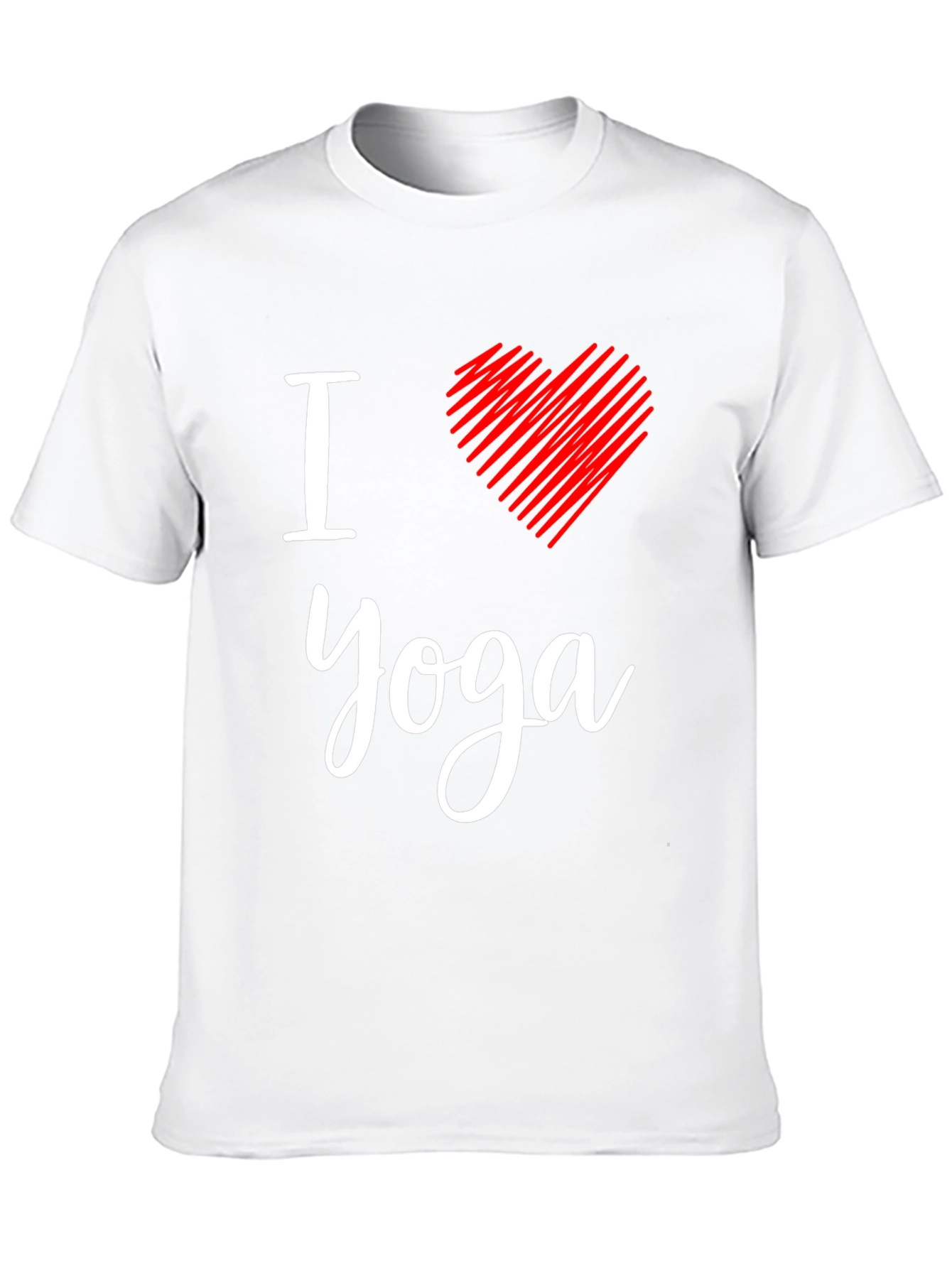 I Heart Yoga Graphic Tee - Comfortable Fit