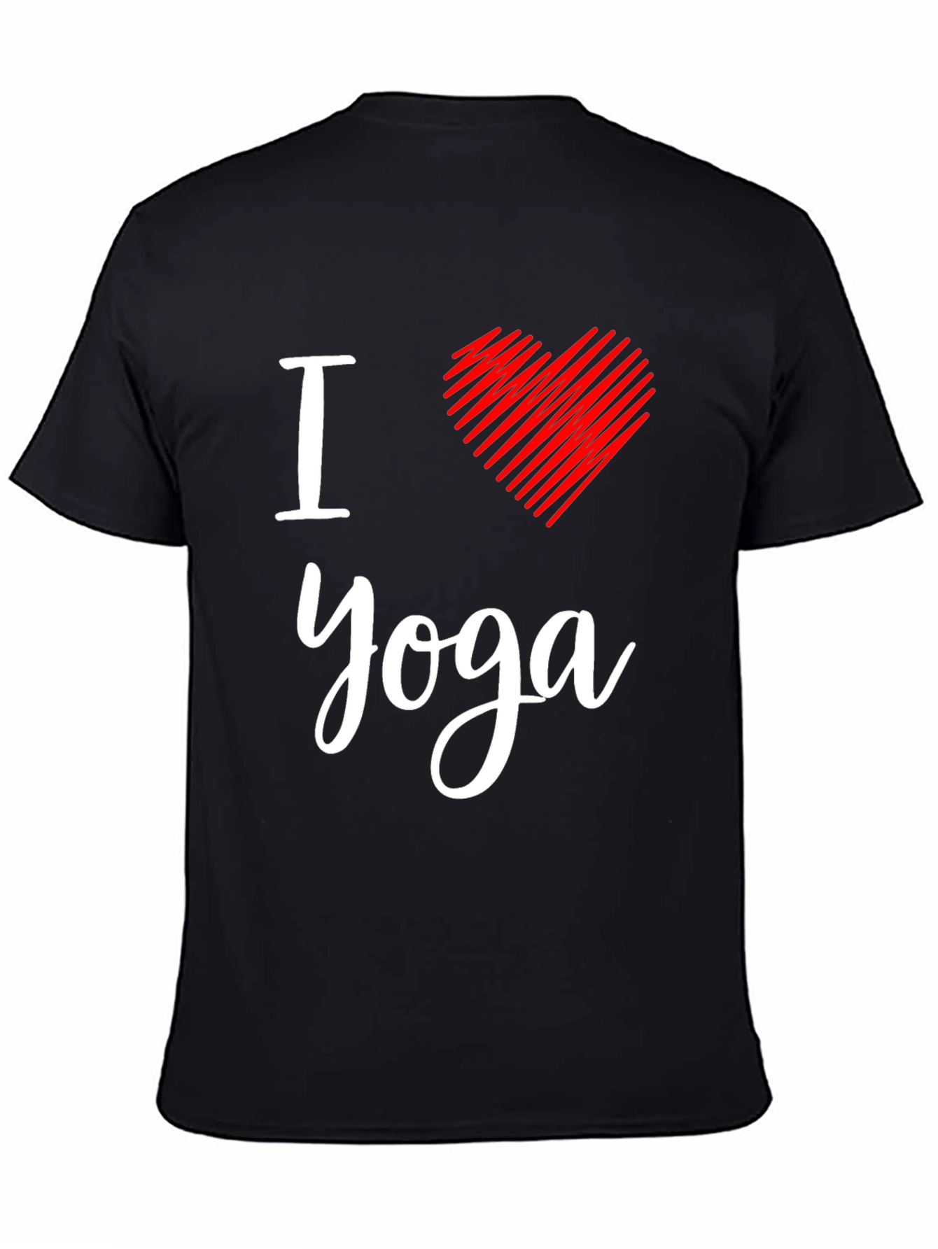 I Heart Yoga Graphic Tee - Comfortable Fit