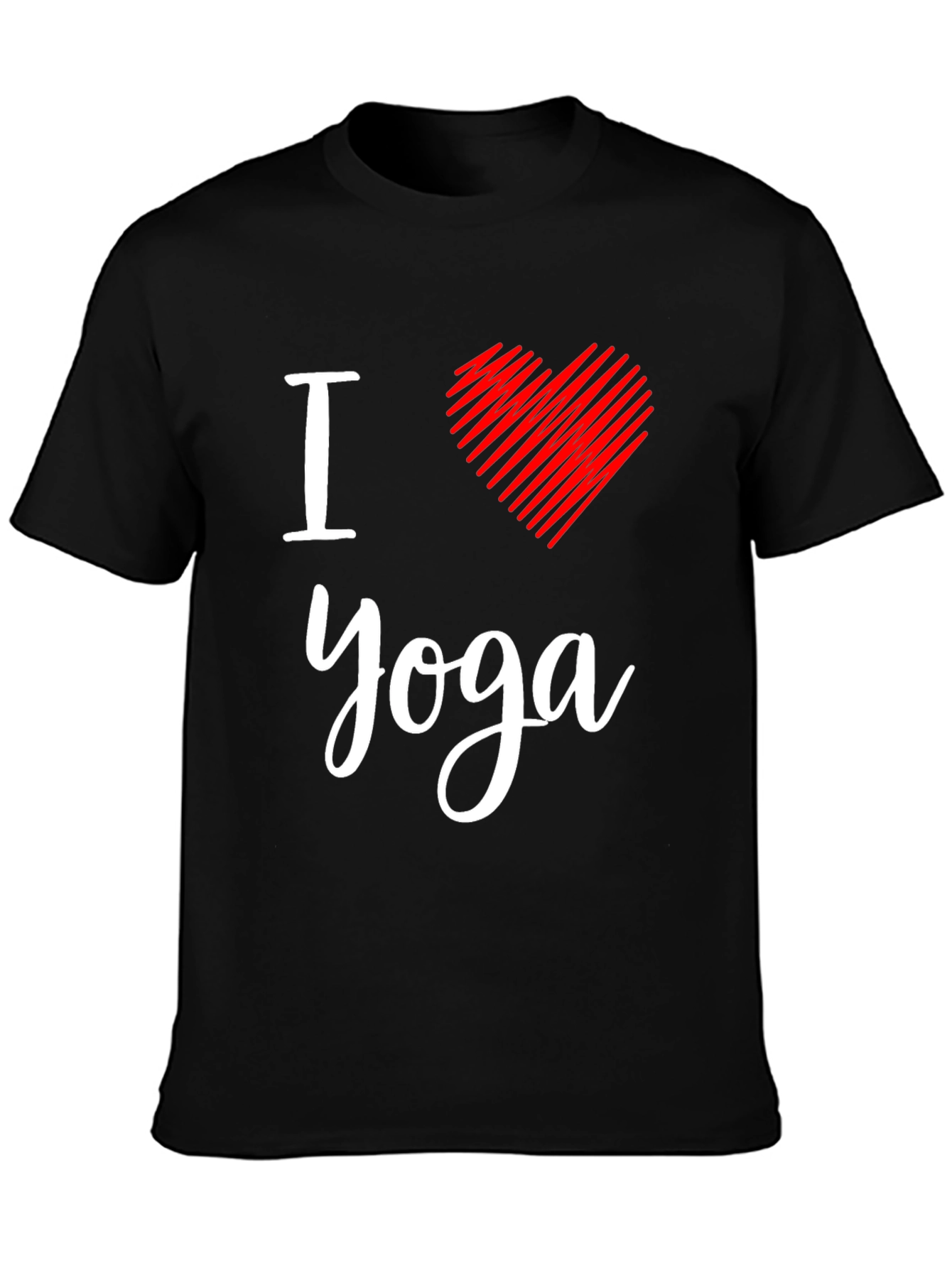 I Heart Yoga Graphic Tee - Comfortable Fit
