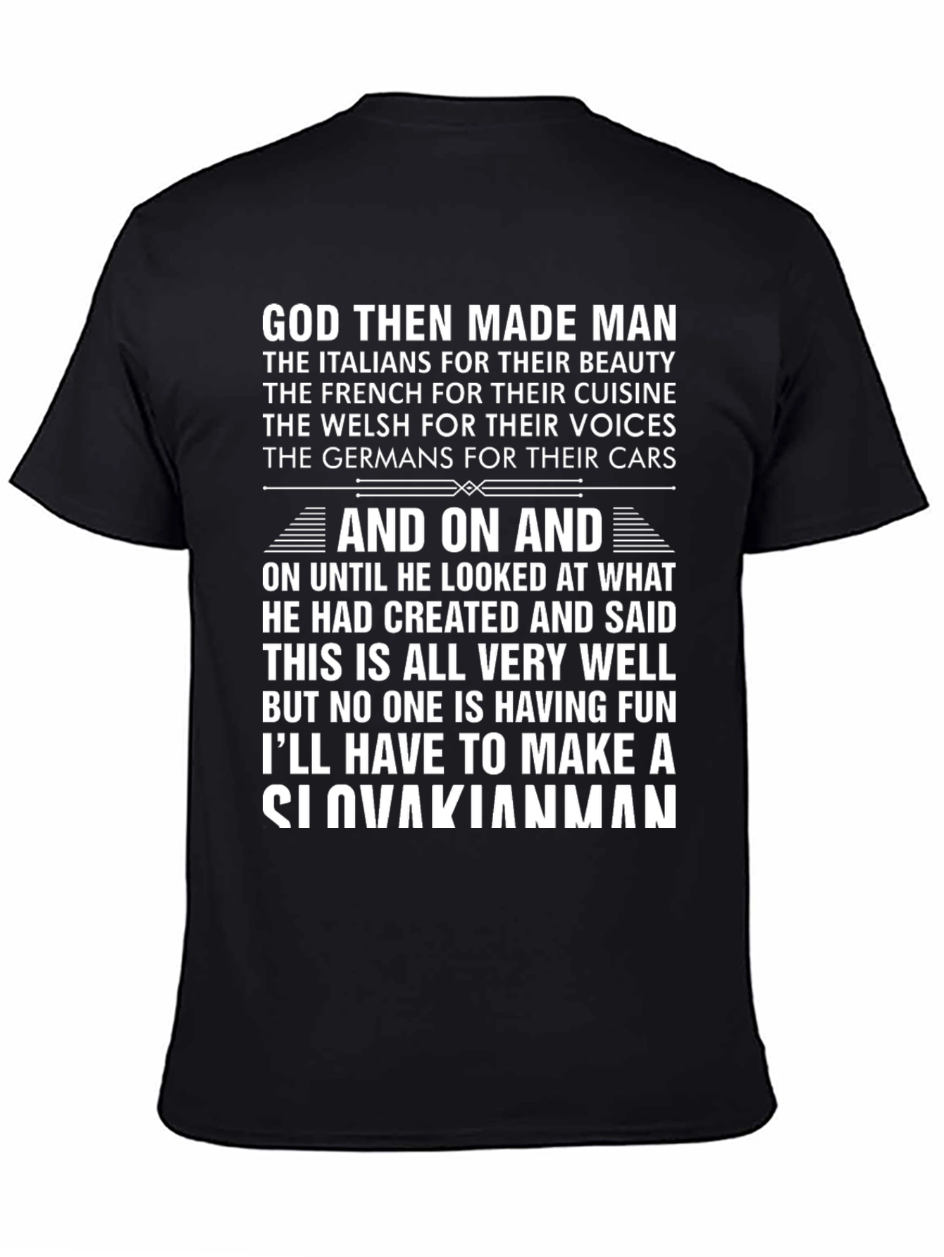 Funny Slovakian Man T-Shirt