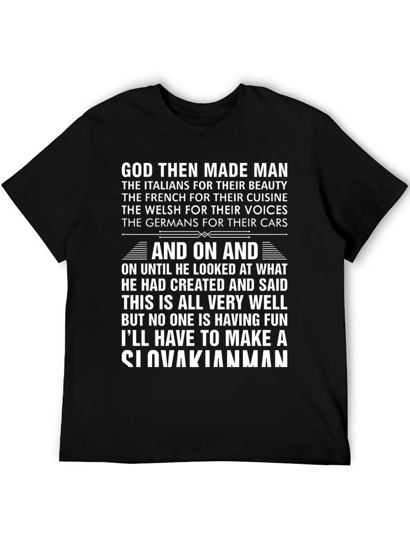 Funny Slovakian Man T-Shirt
