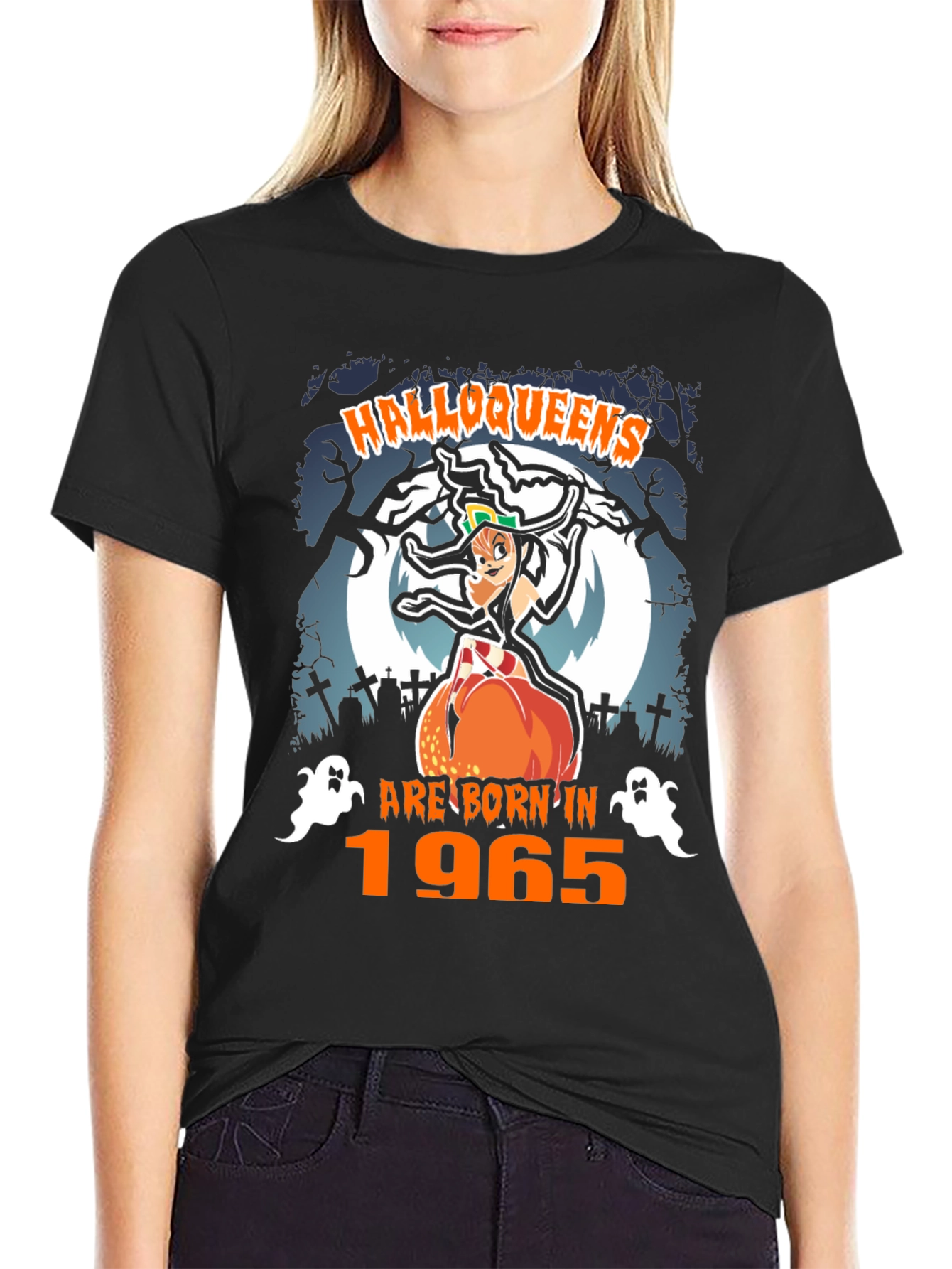Halloqueens Born In 1965 T-Shirt
