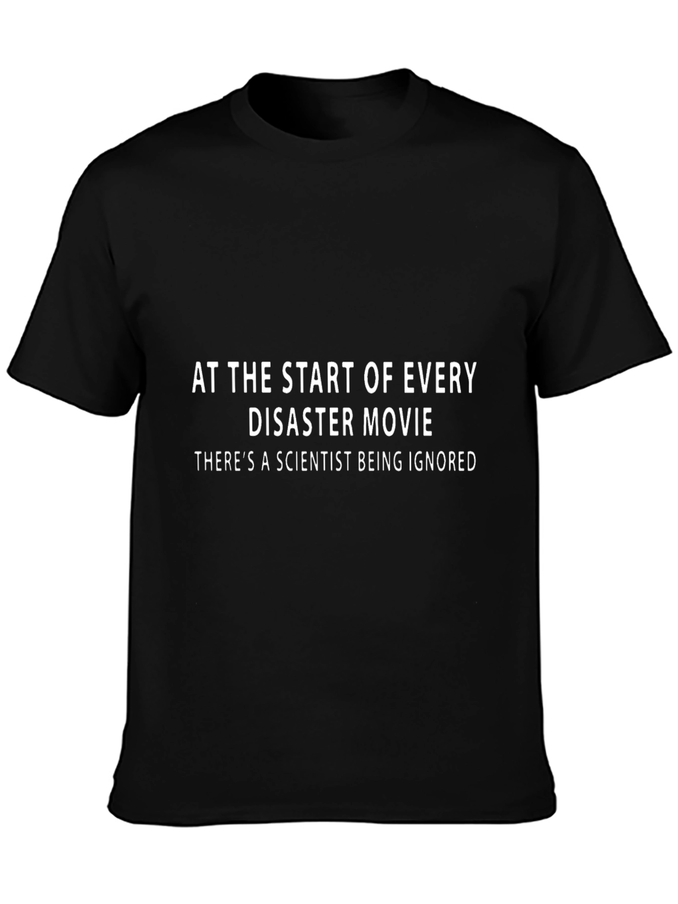 Scientist Disaster Movie T-Shirt - Black