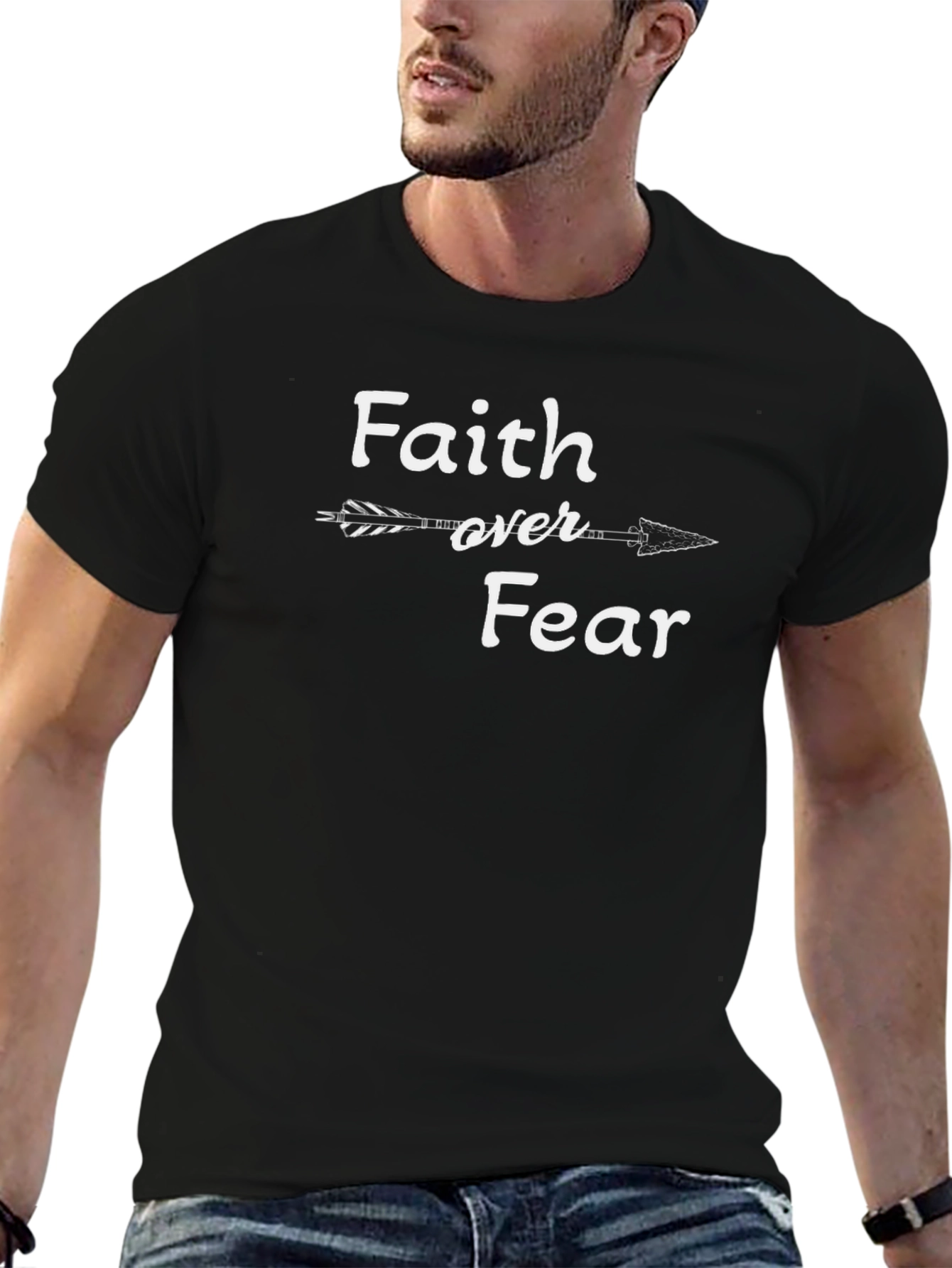 Faith Over Fear Graphic T-Shirt