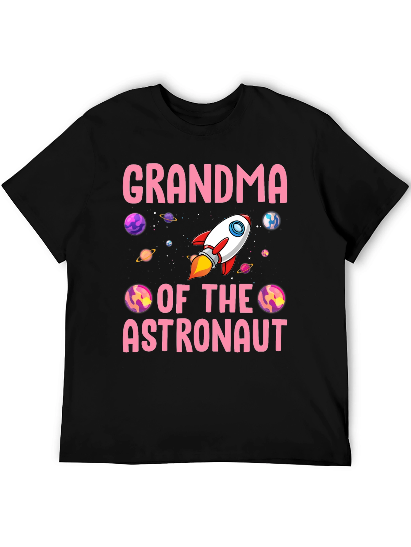 Grandma of the Astronaut T-Shirt - Space Rocket Design
