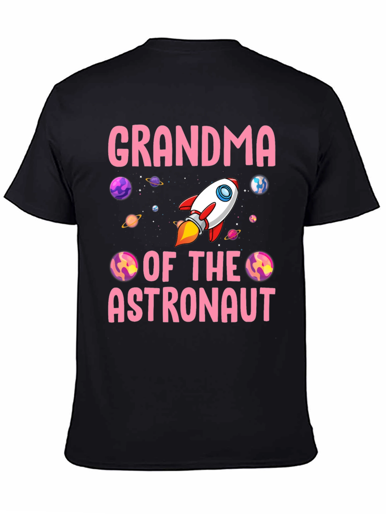 Grandma of the Astronaut T-Shirt - Space Rocket Design