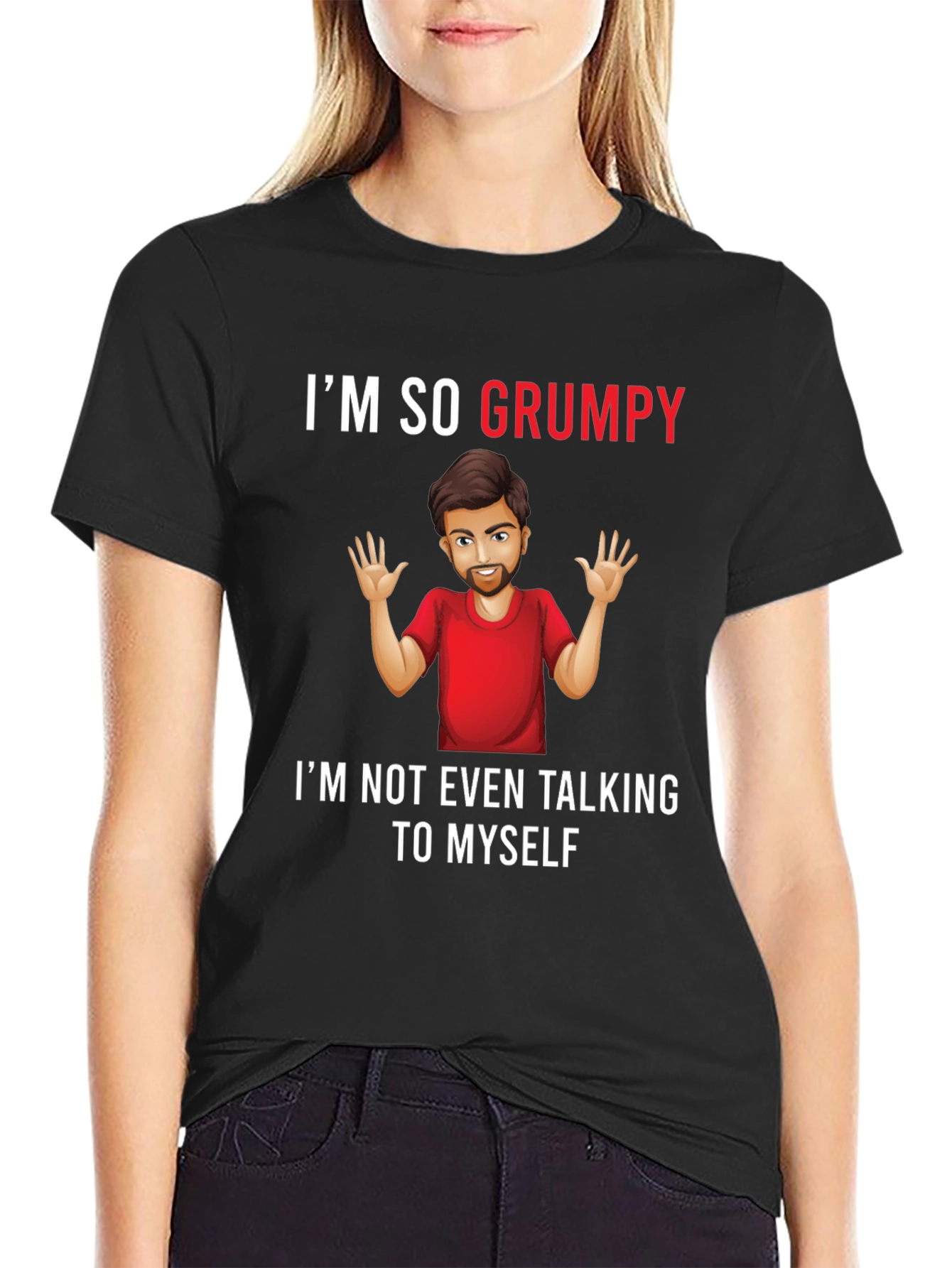 Grumpy Graphic Tee -  Humorous Mens T-Shirt