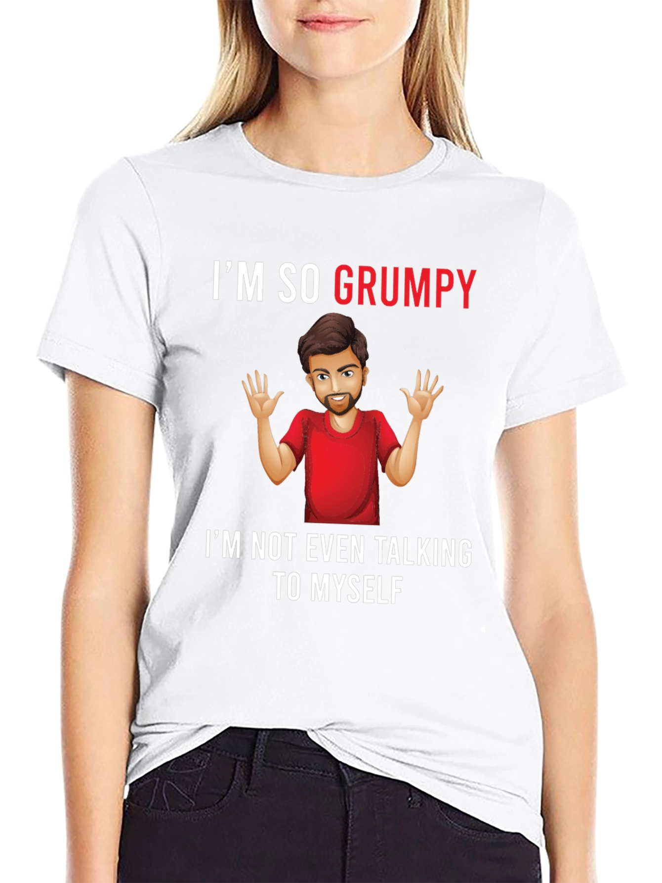Grumpy Graphic Tee -  Humorous Mens T-Shirt