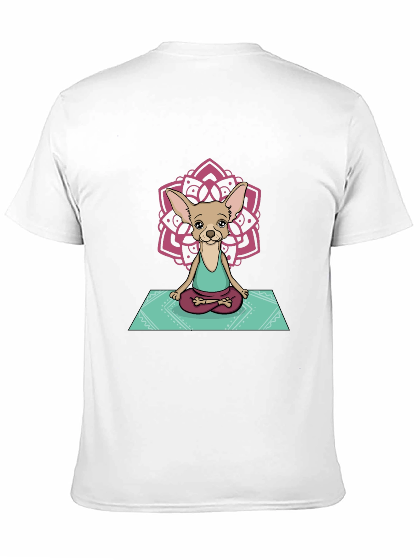 Yoga Chihuahua Graphic Tee - Relaxed Fit