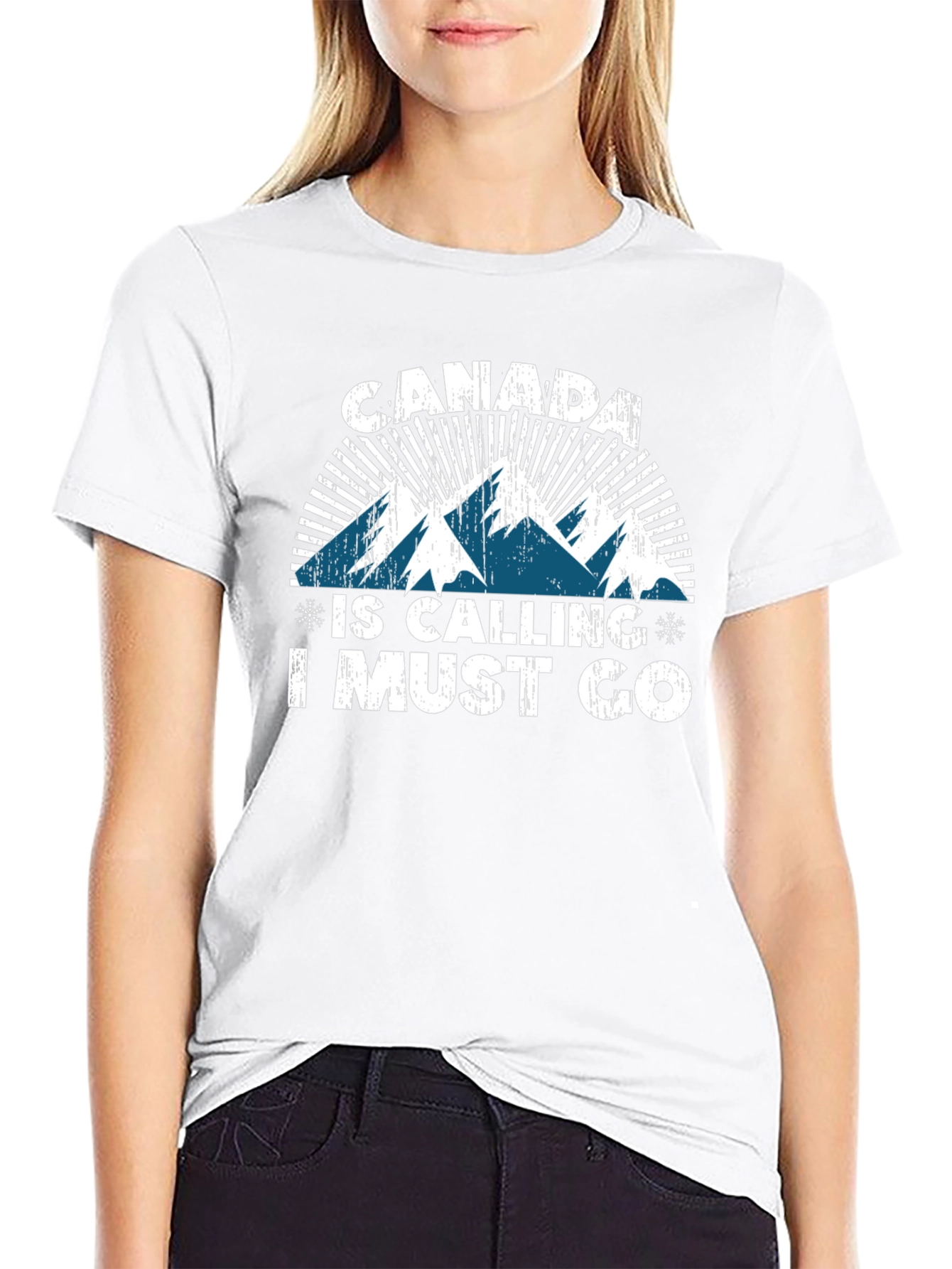Canada is Calling T-Shirt | Mountain Graphic Tee