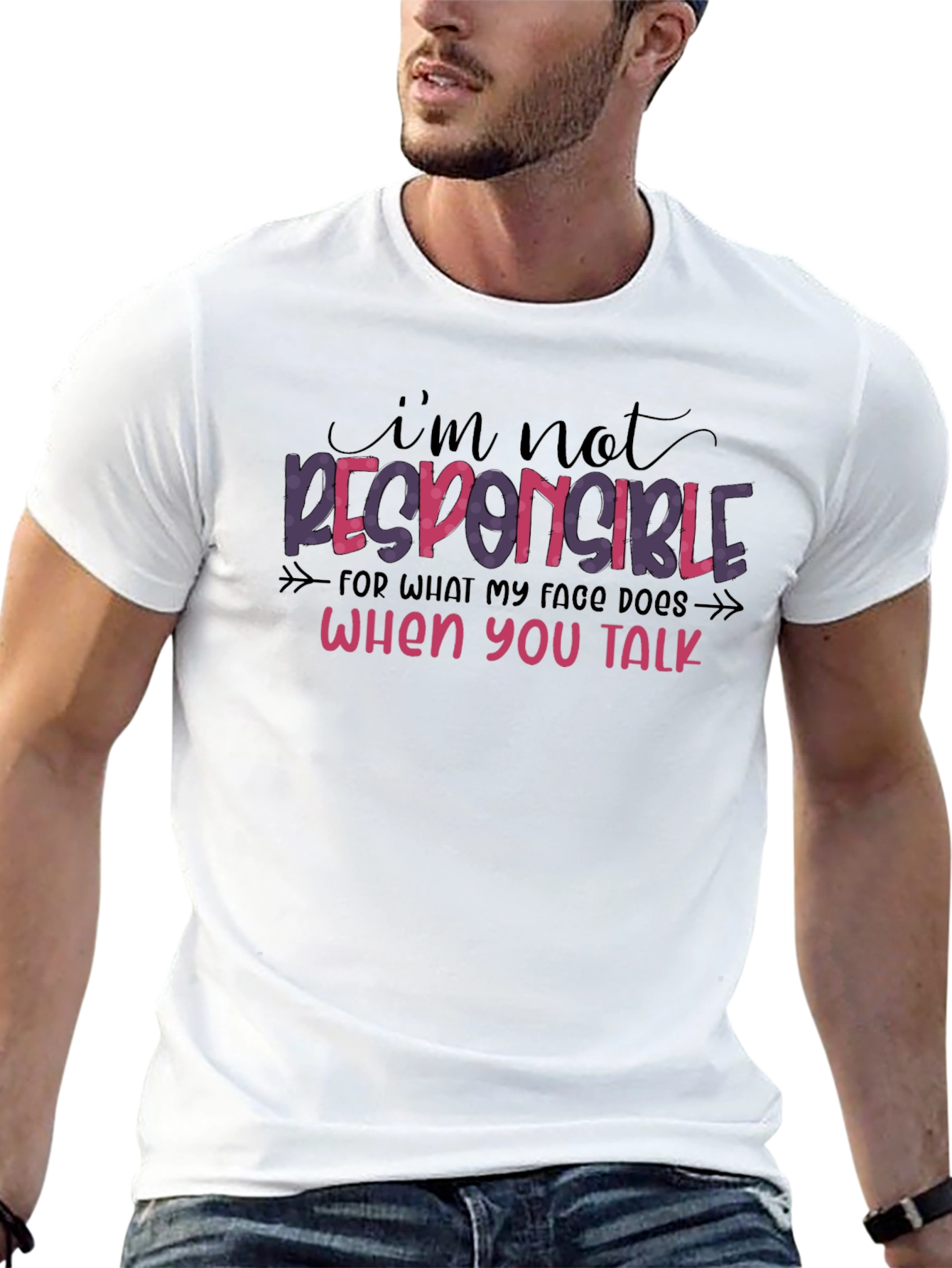 Funny Graphic Tee: Im Not Responsible T-Shirt