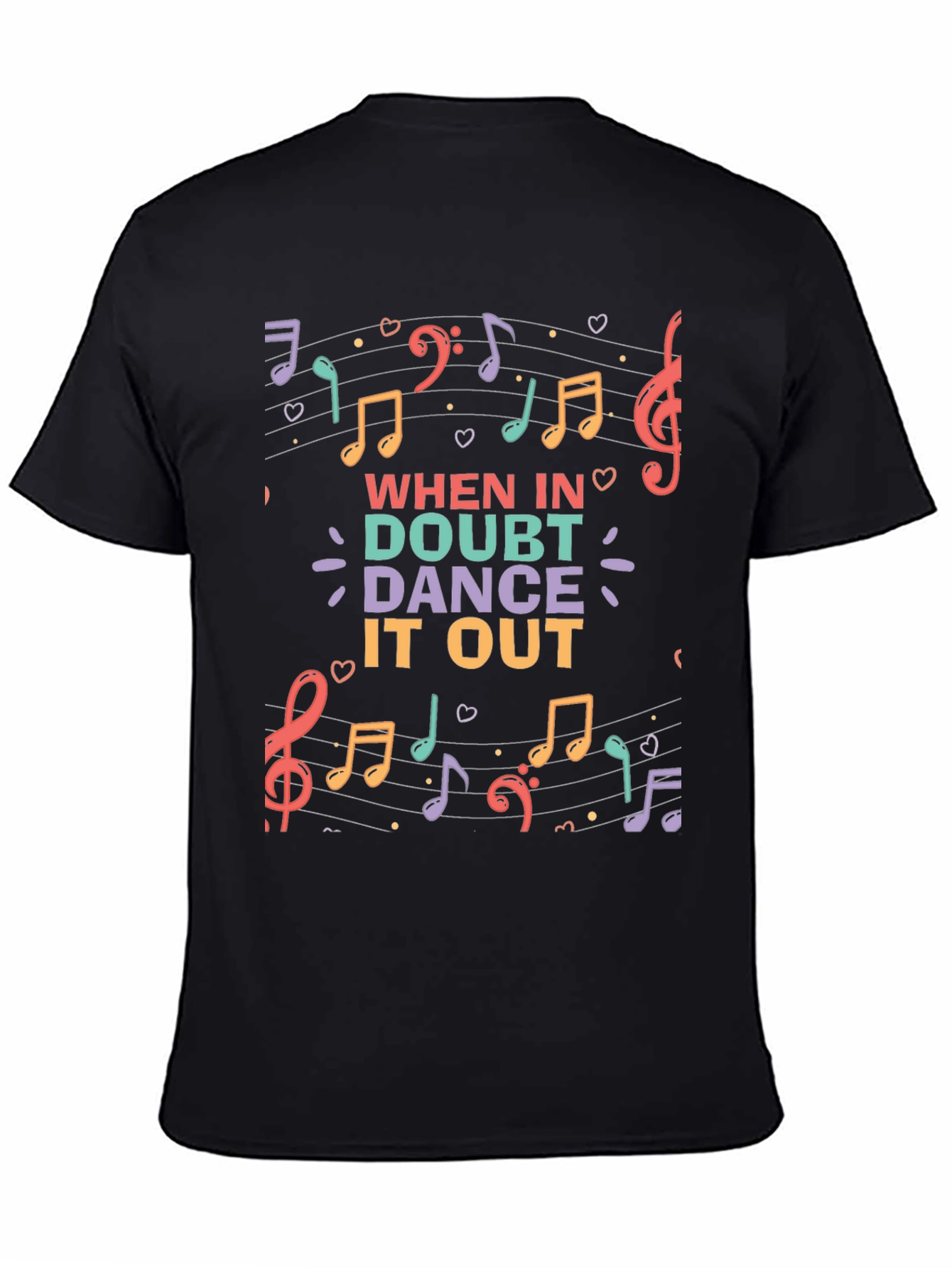 When in Doubt Dance it Out Music T-Shirt