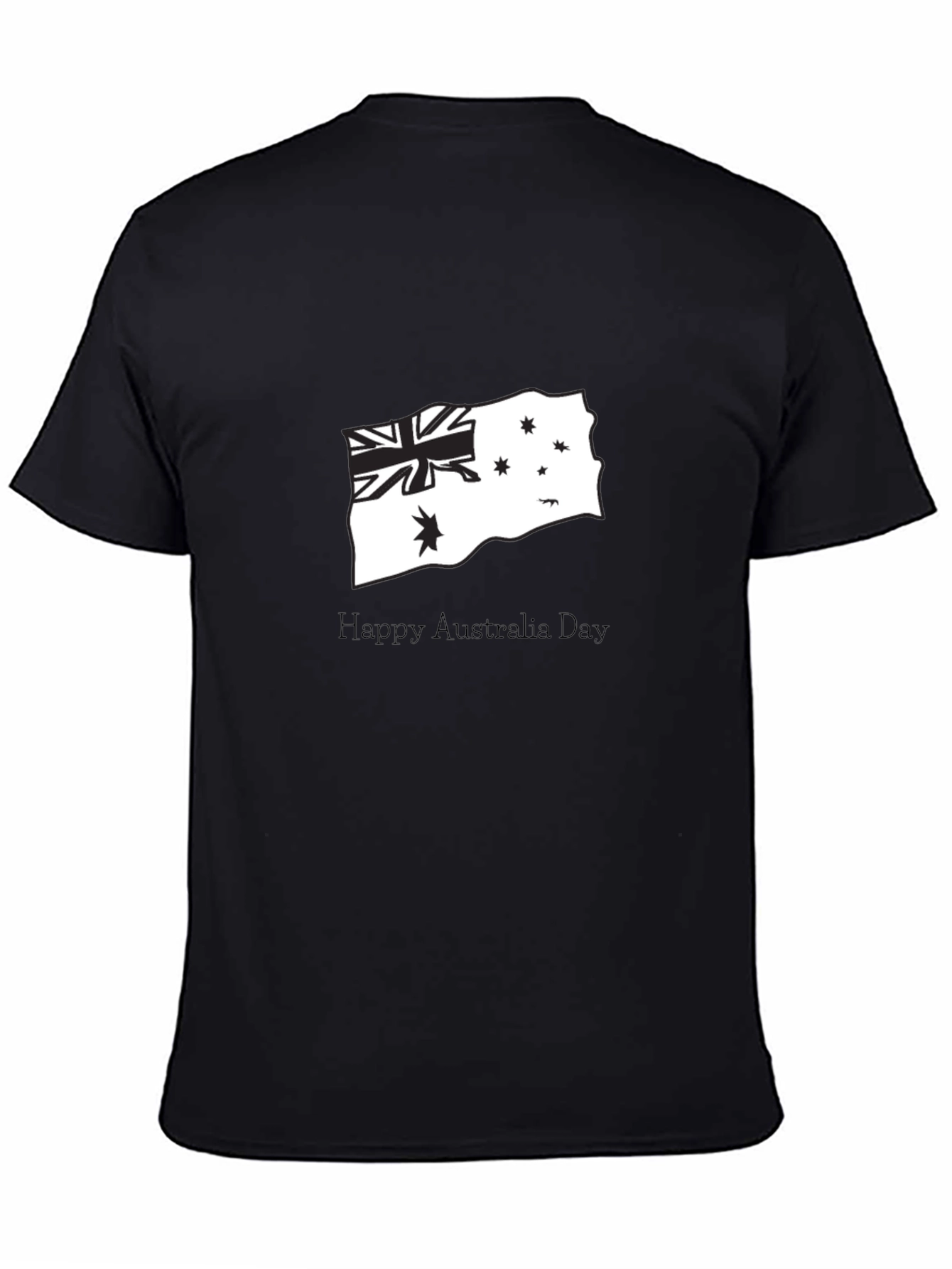 Australia Day Flag Graphic T-Shirt