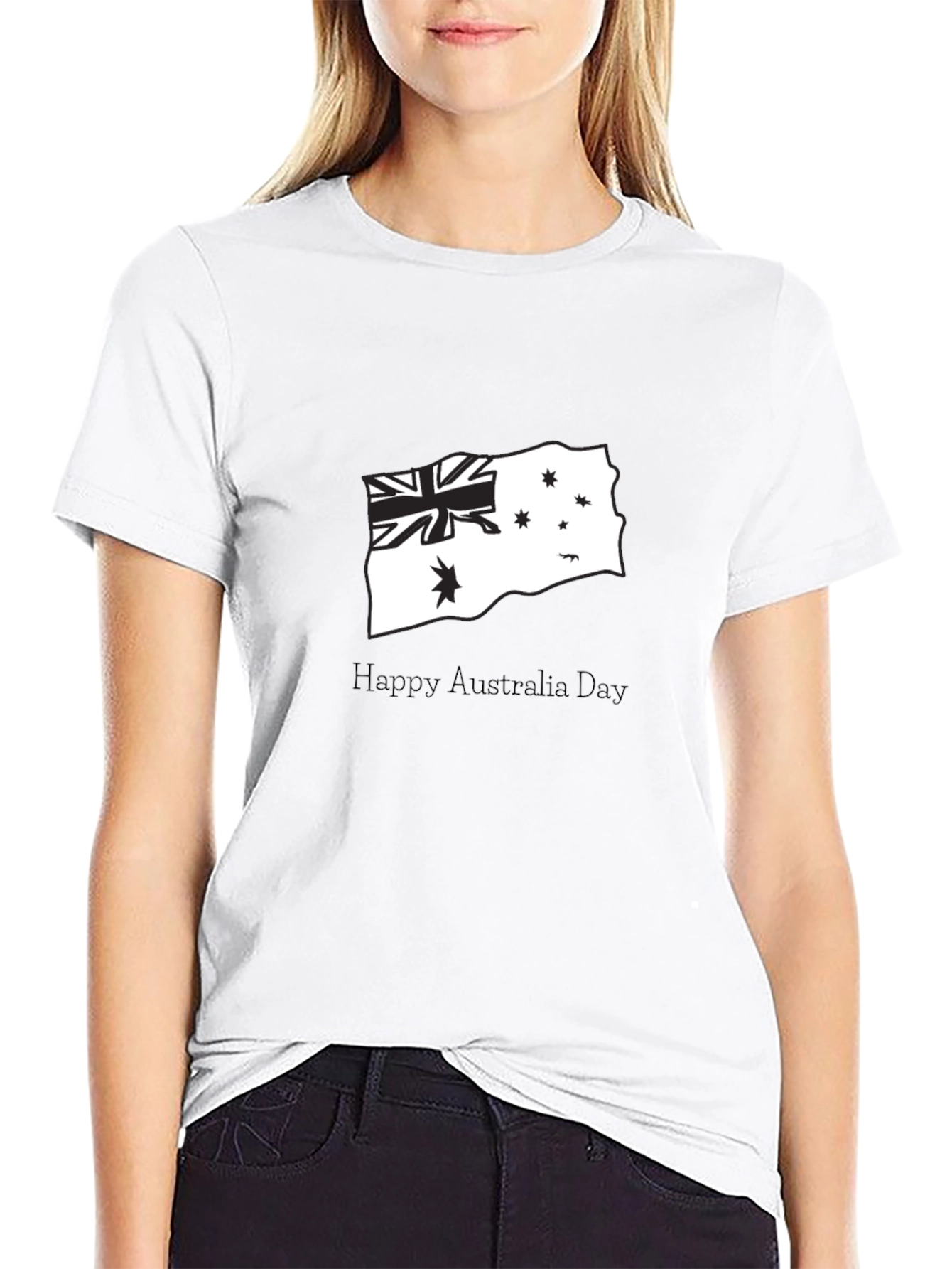 Australia Day Flag Graphic T-Shirt