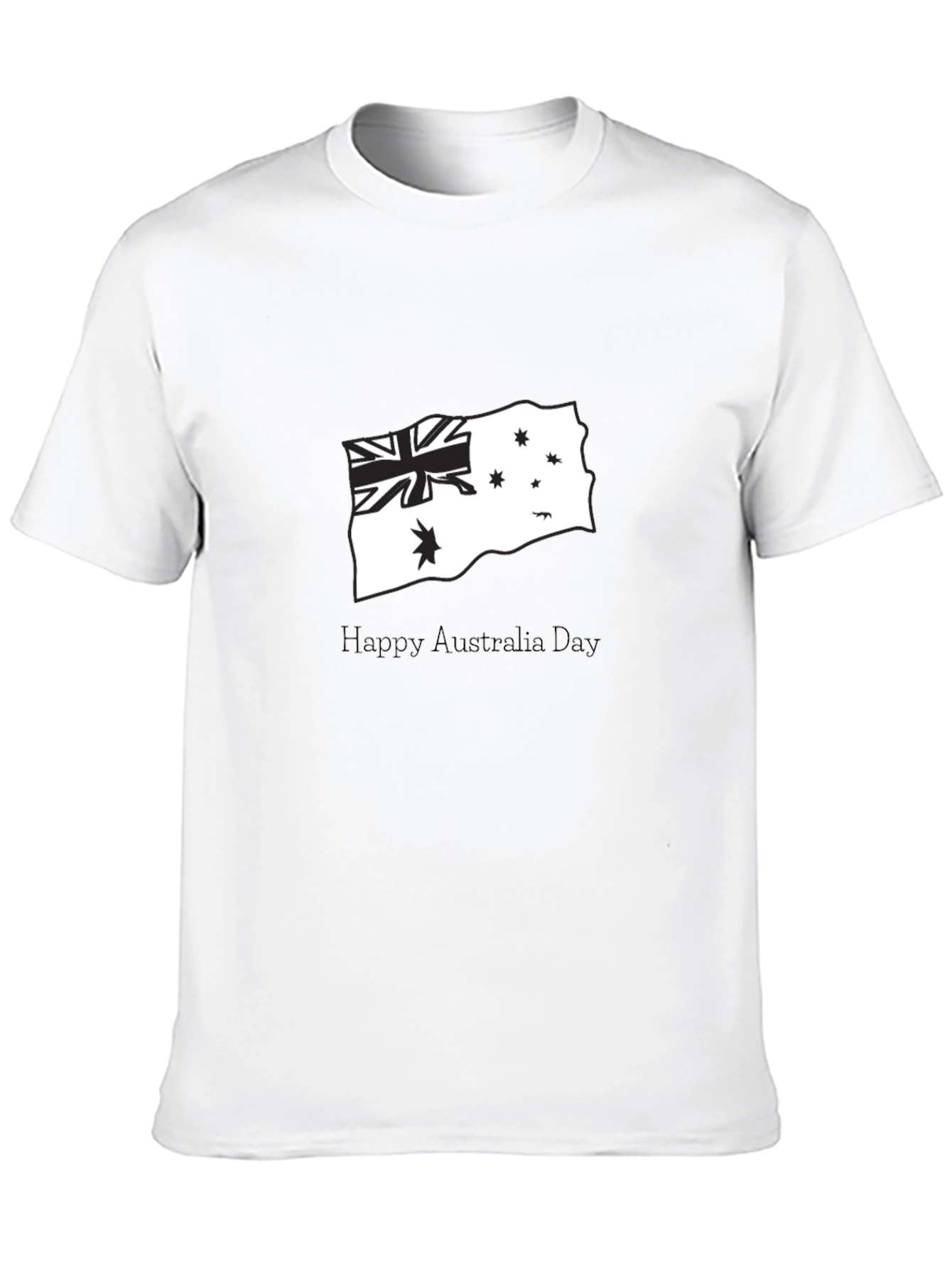 Australia Day Flag Graphic T-Shirt