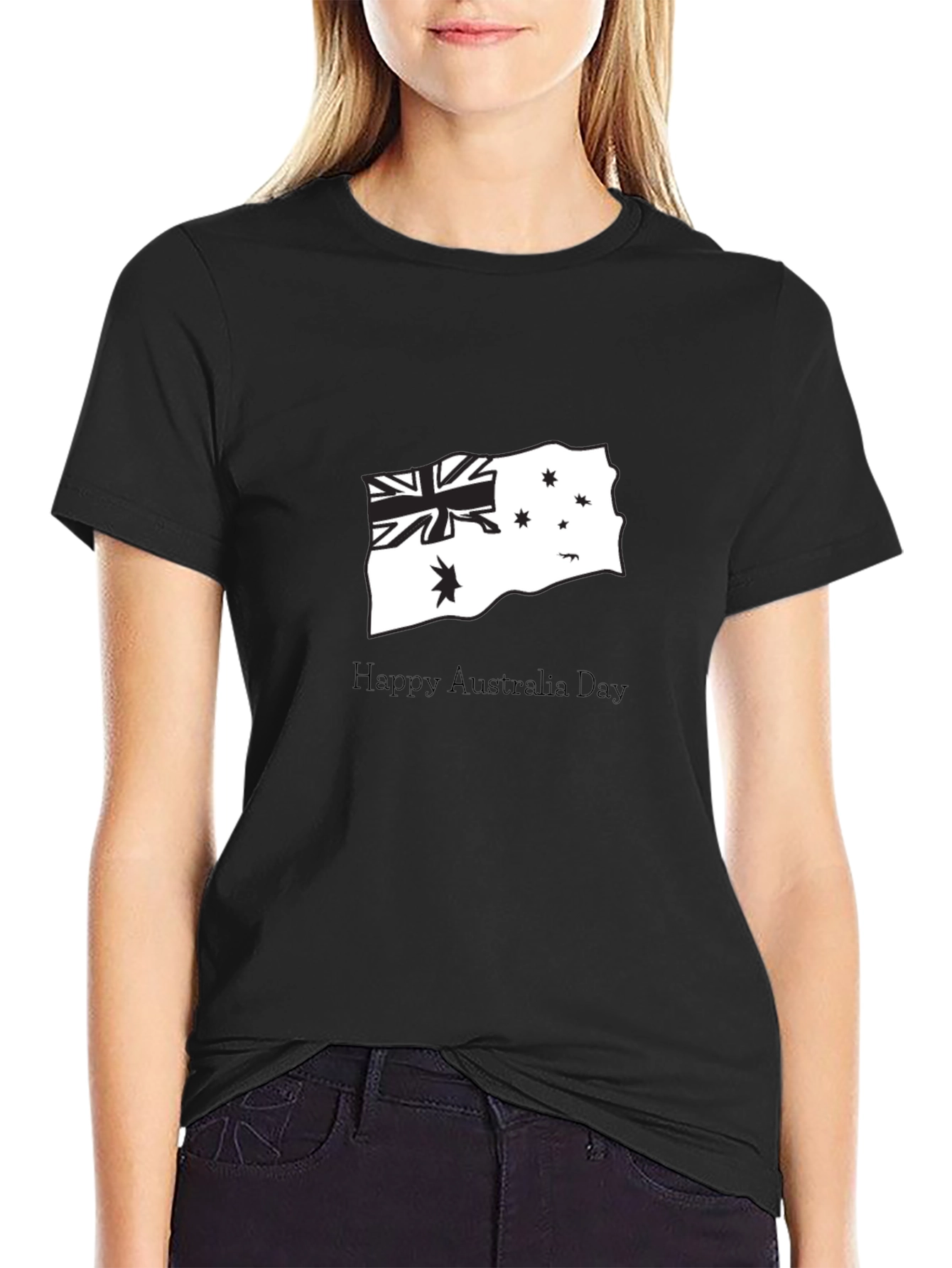 Australia Day Flag Graphic T-Shirt