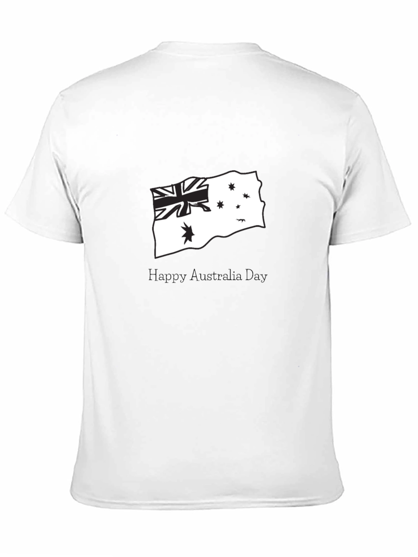 Australia Day Flag Graphic T-Shirt