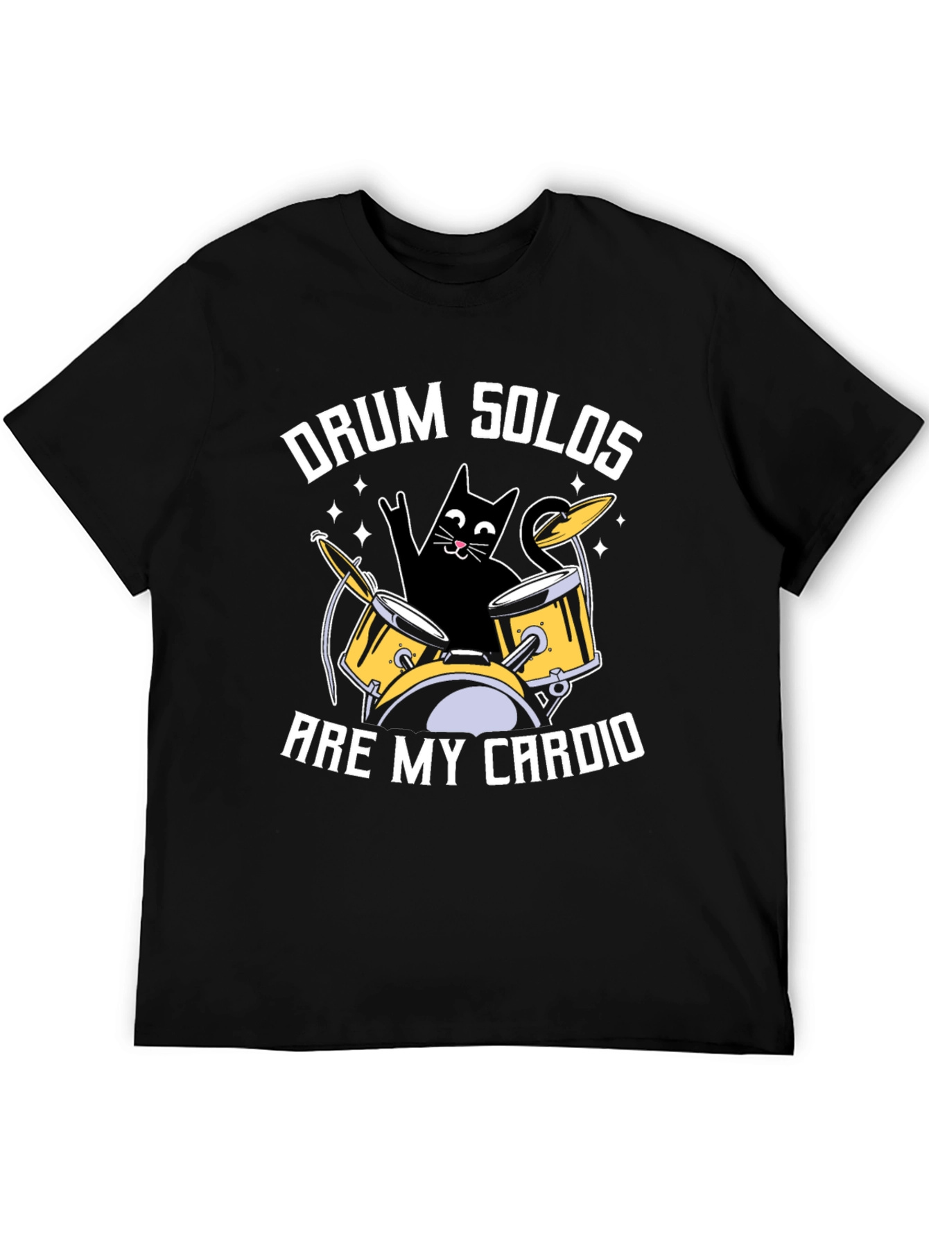 Drum Solos Are My Cardio Cat T-Shirt