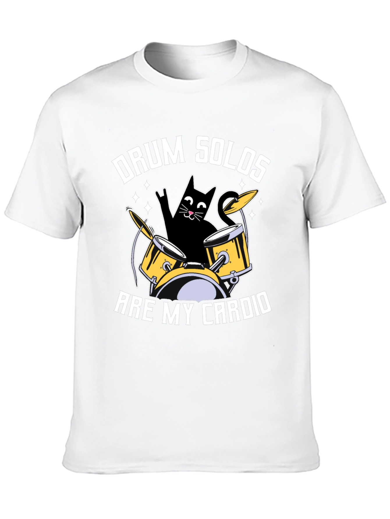 Drum Solos Are My Cardio Cat T-Shirt