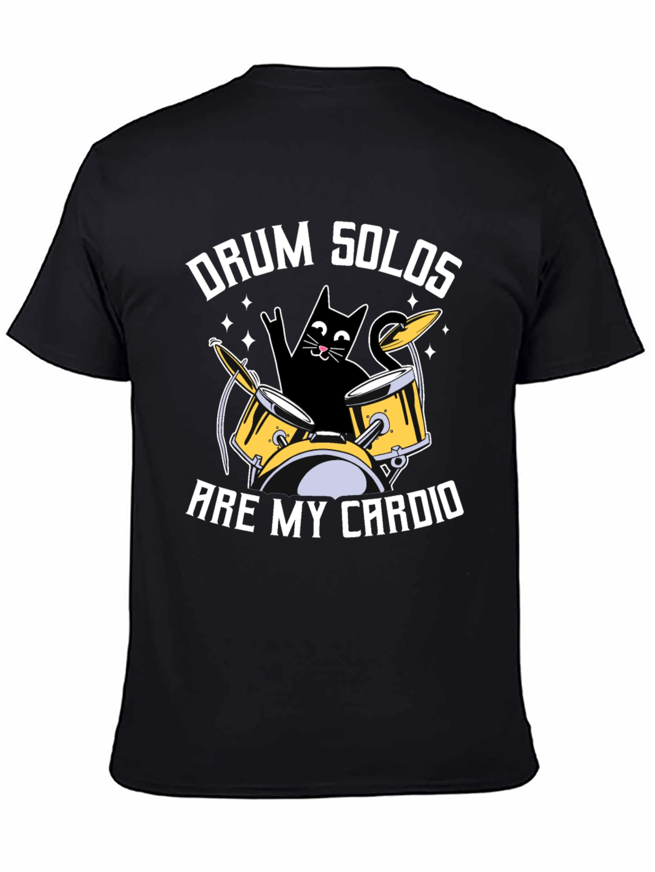 Drum Solos Are My Cardio Cat T-Shirt