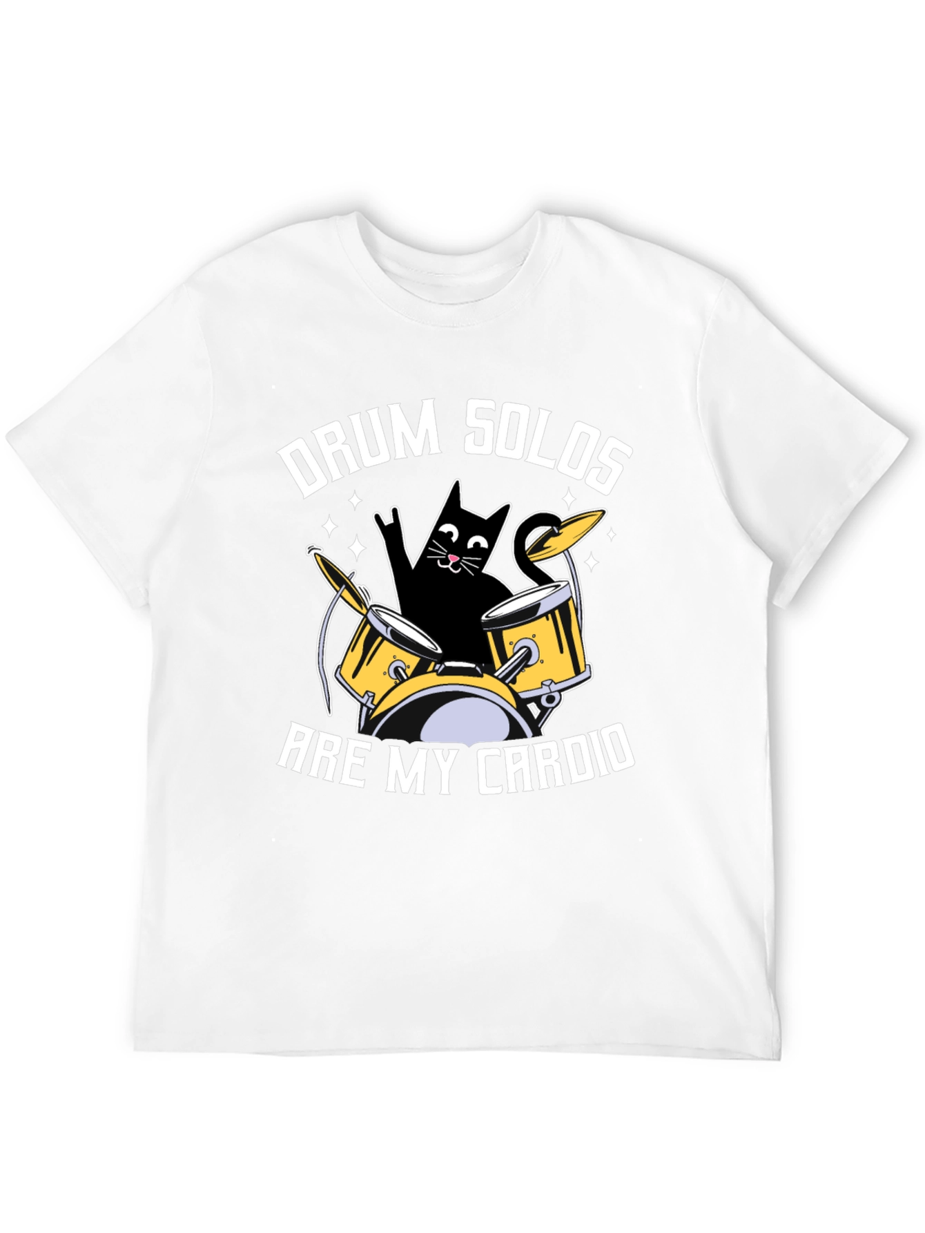 Drum Solos Are My Cardio Cat T-Shirt