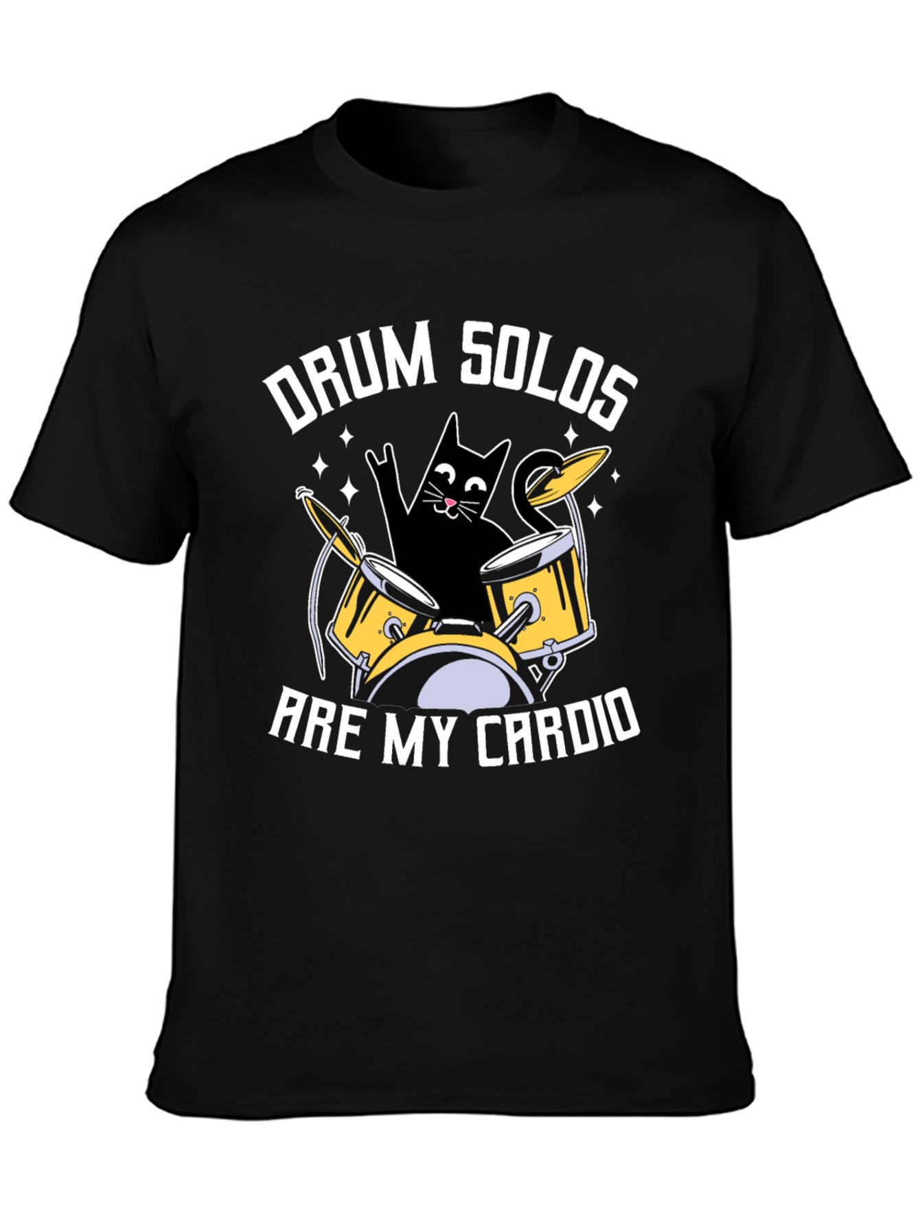 Drum Solos Are My Cardio Cat T-Shirt