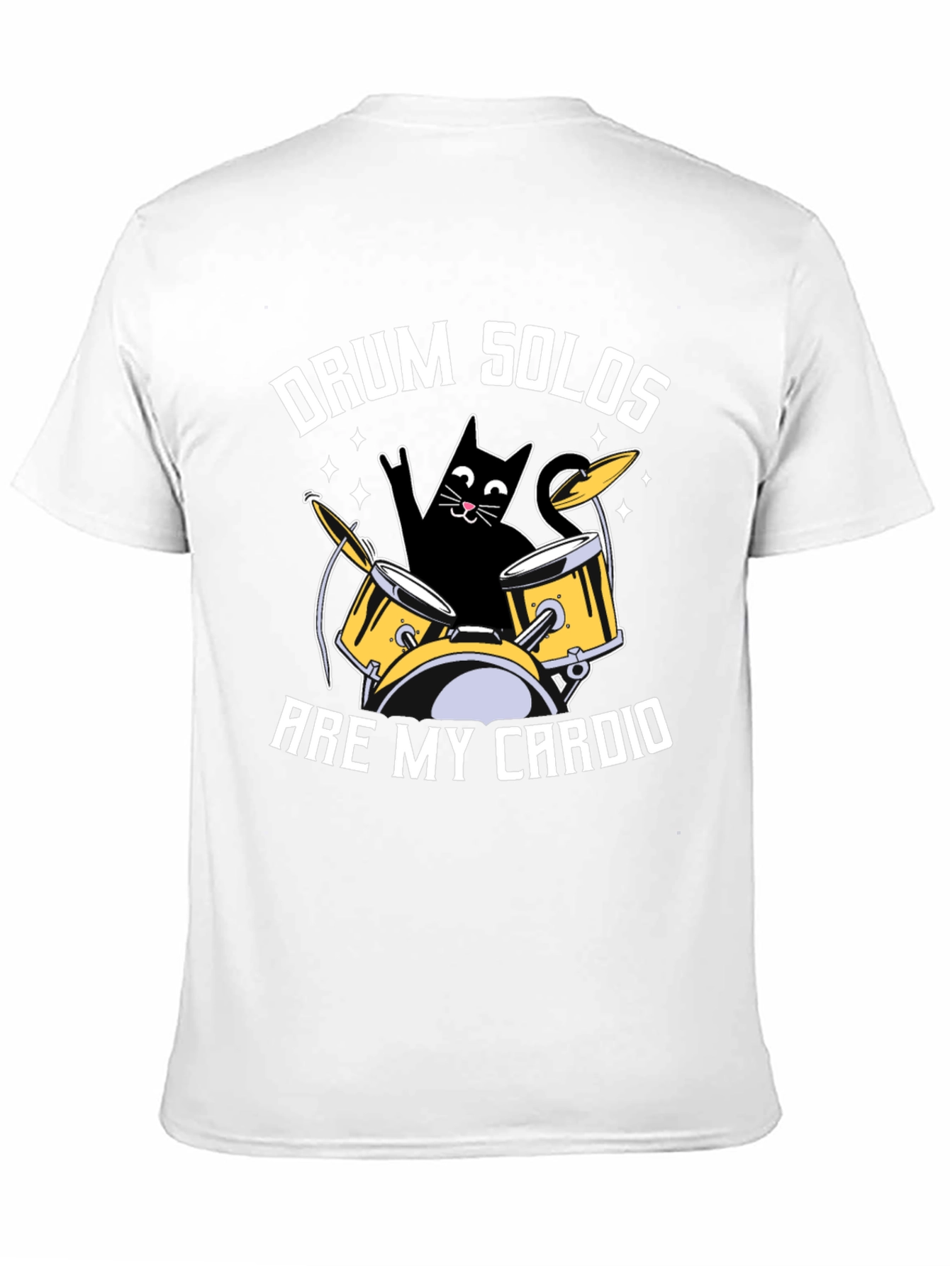 Drum Solos Are My Cardio Cat T-Shirt
