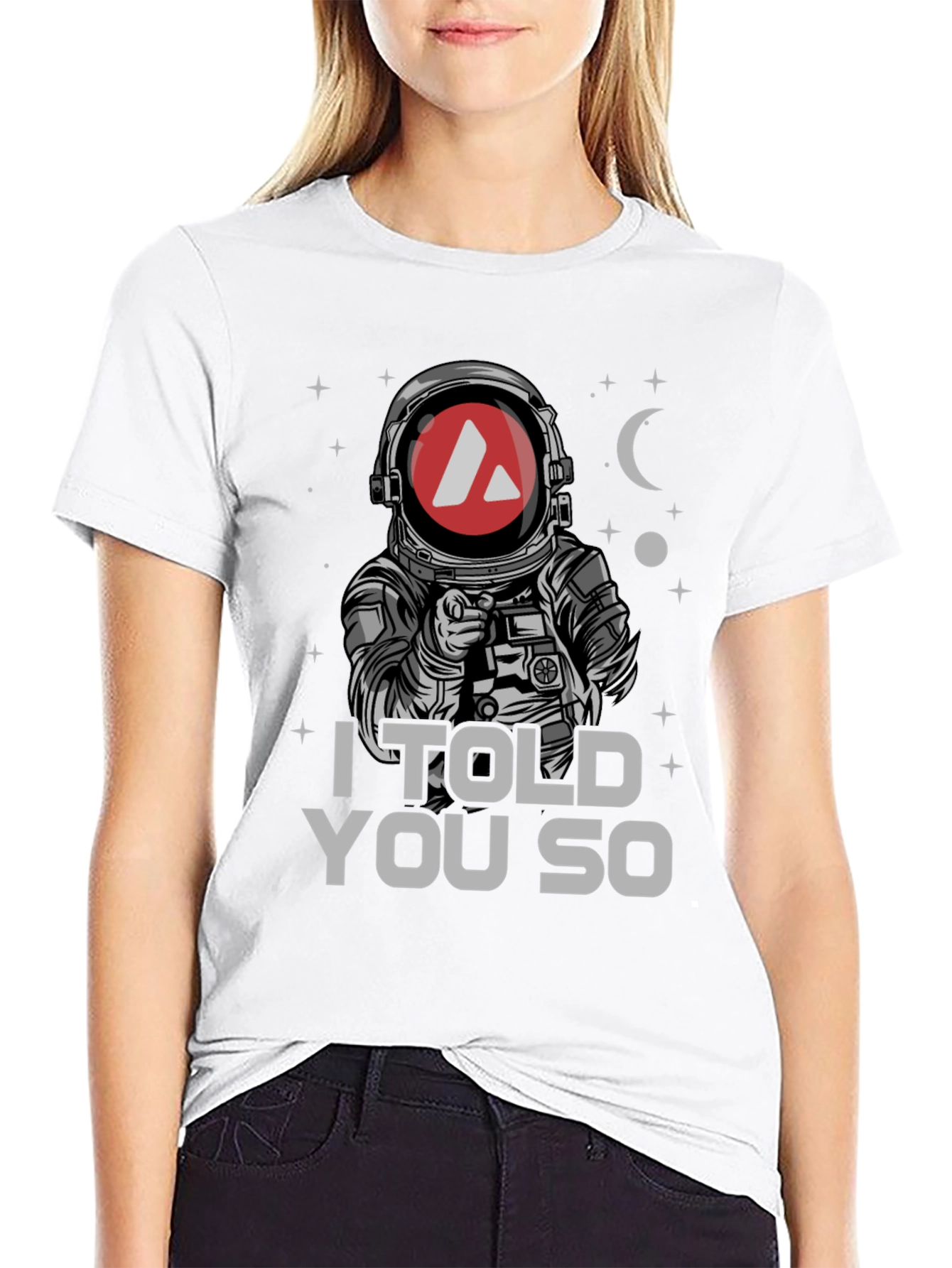 Avalanche Crypto Astronaut T-Shirt - I Told You So
